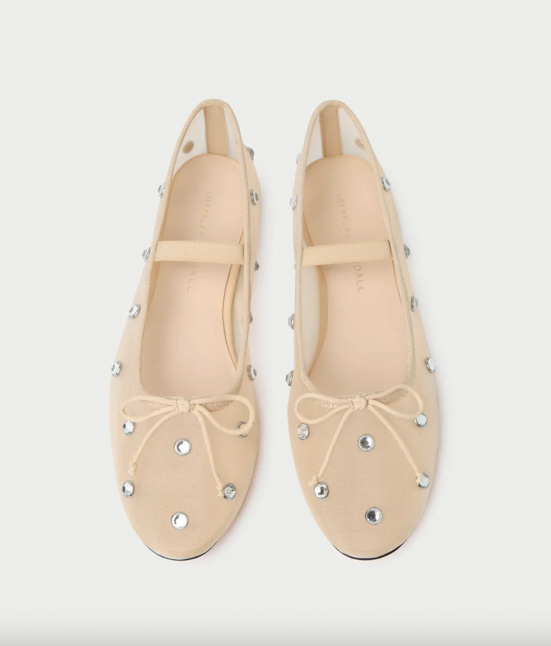Loeffler Randall Leonie Ballet Flat - Caramel & Crystal - Image 4
