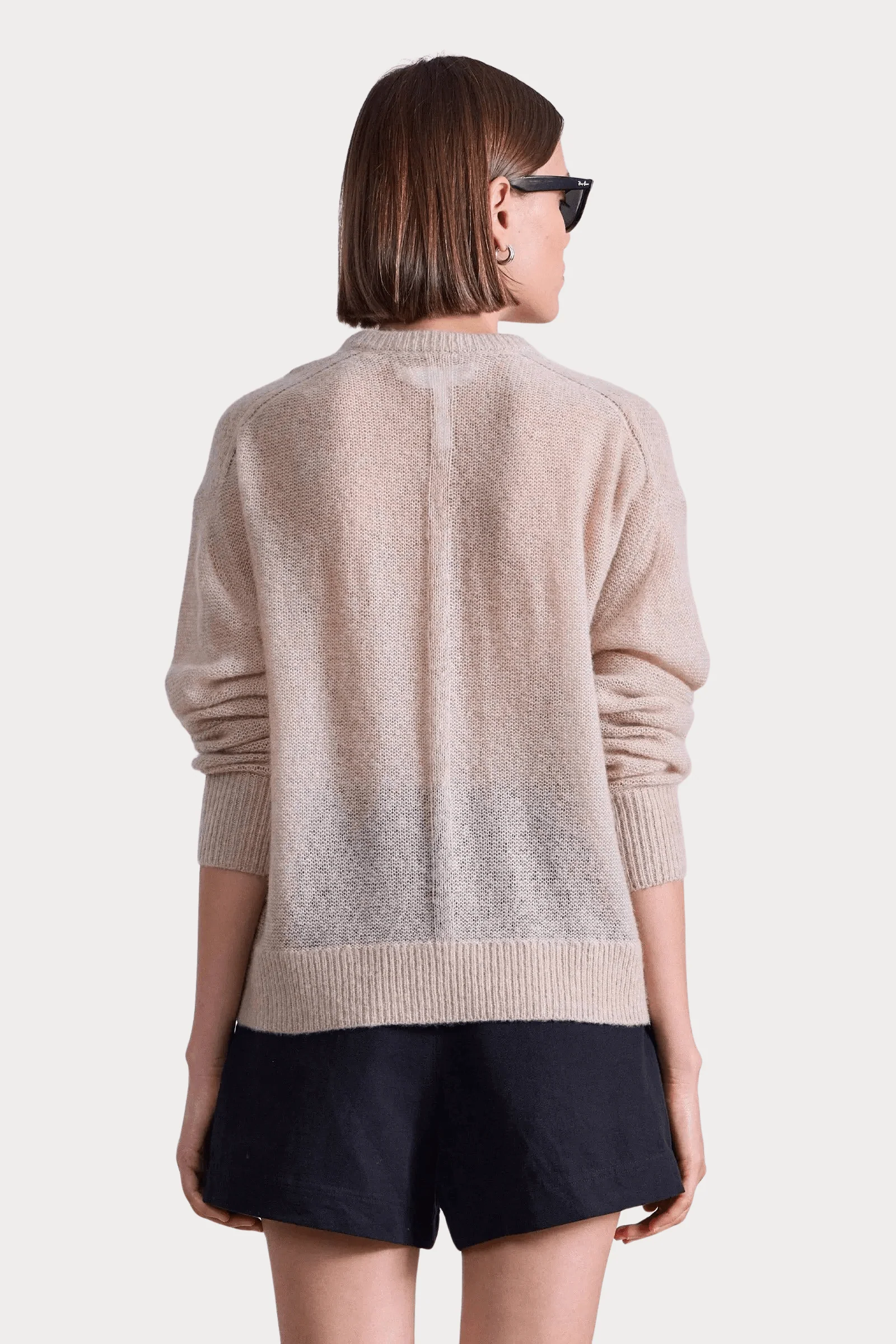 Apiece Apart Softest Tissue Weight Sweater - Sand - Image 4