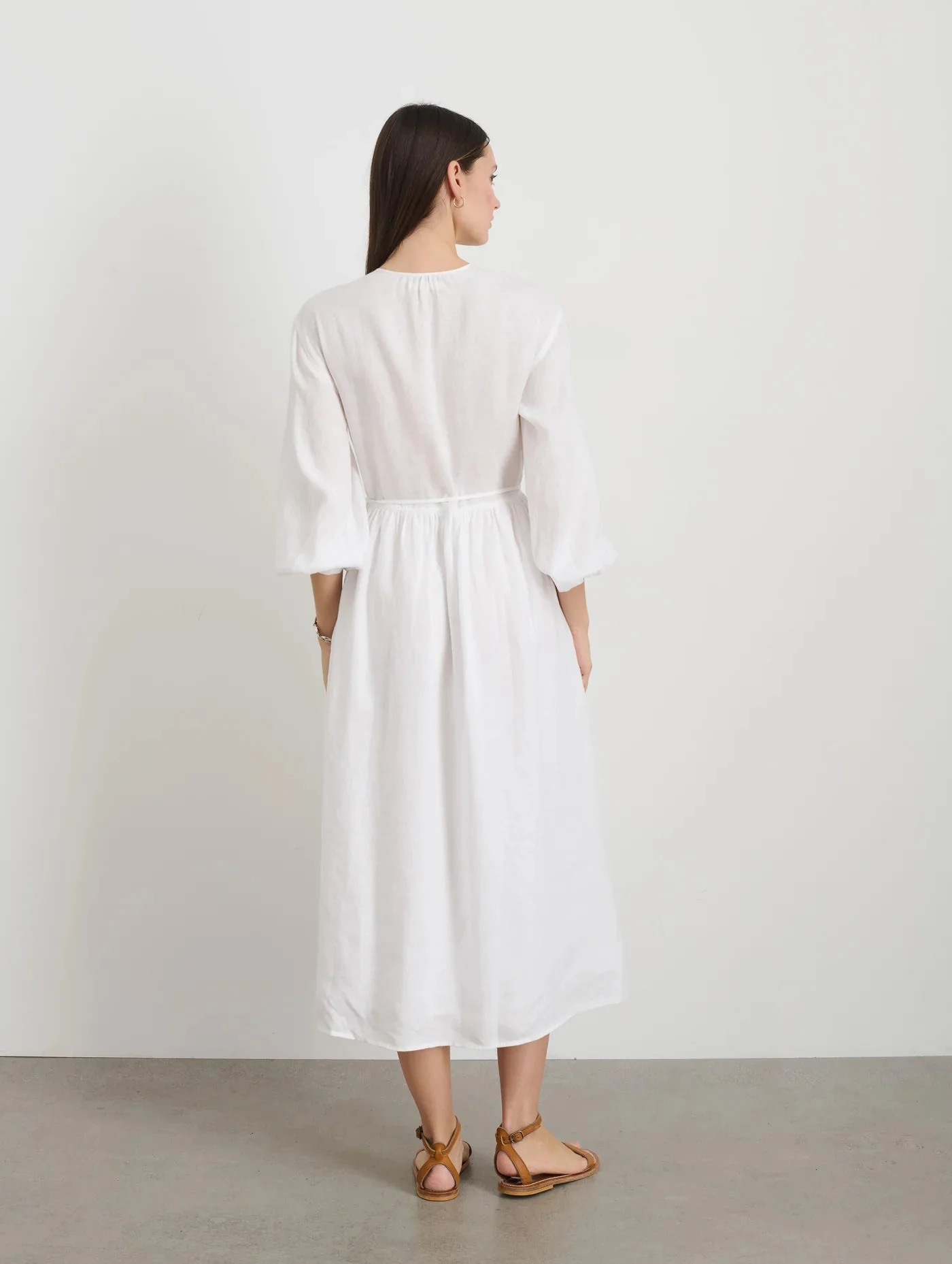 Alex Mill Lauren Wrap Dress - White - Image 5