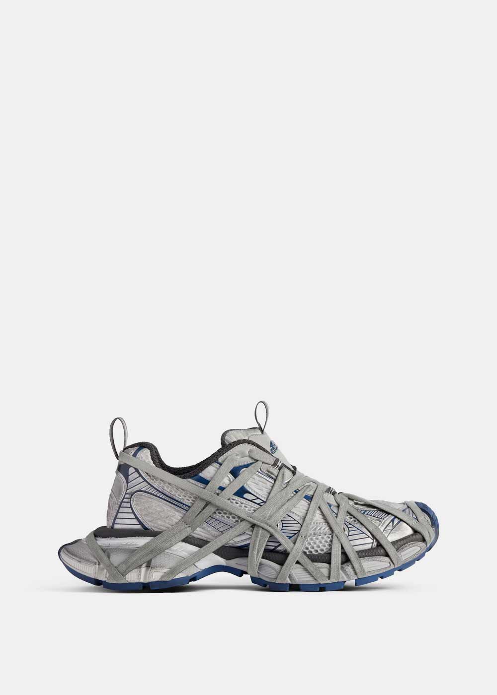 Balenciaga 3XL Extreme Lace Sneaker - White/Grey/Navy