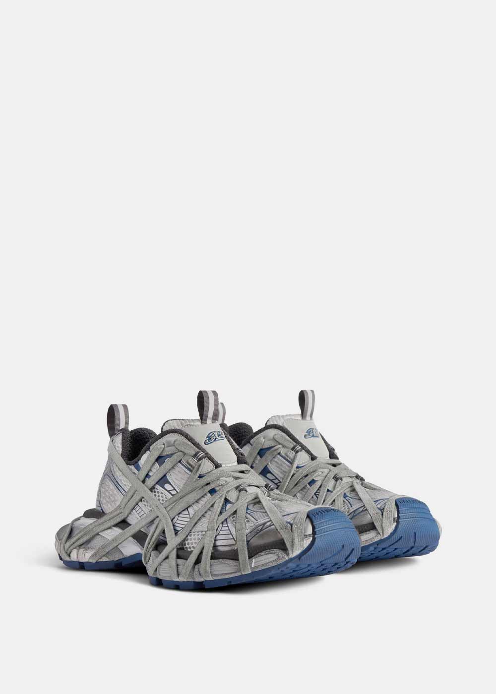 Balenciaga 3XL Extreme Lace Sneaker - White/Grey/Navy - Image 2