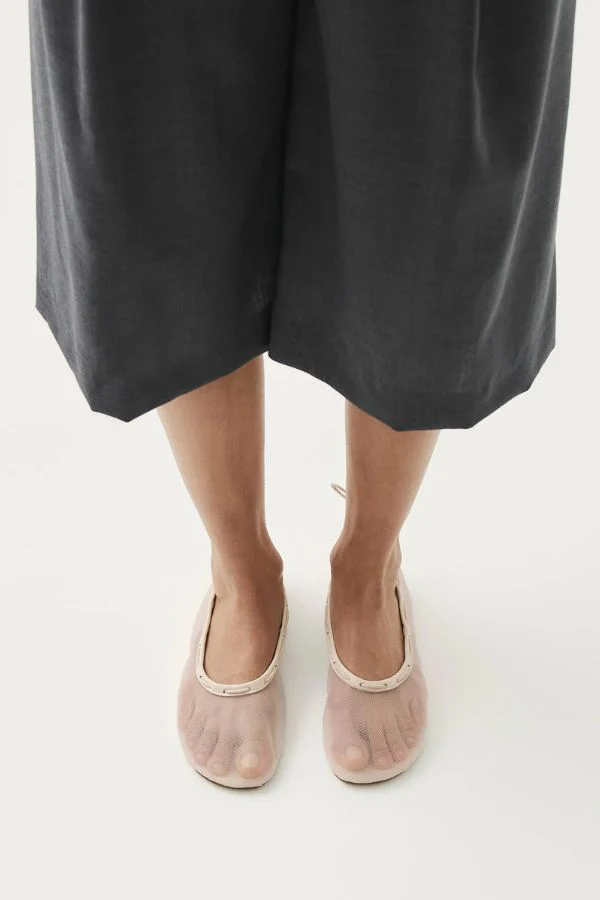 Alohas Gill Mesh Ballet Flats - White - Image 2