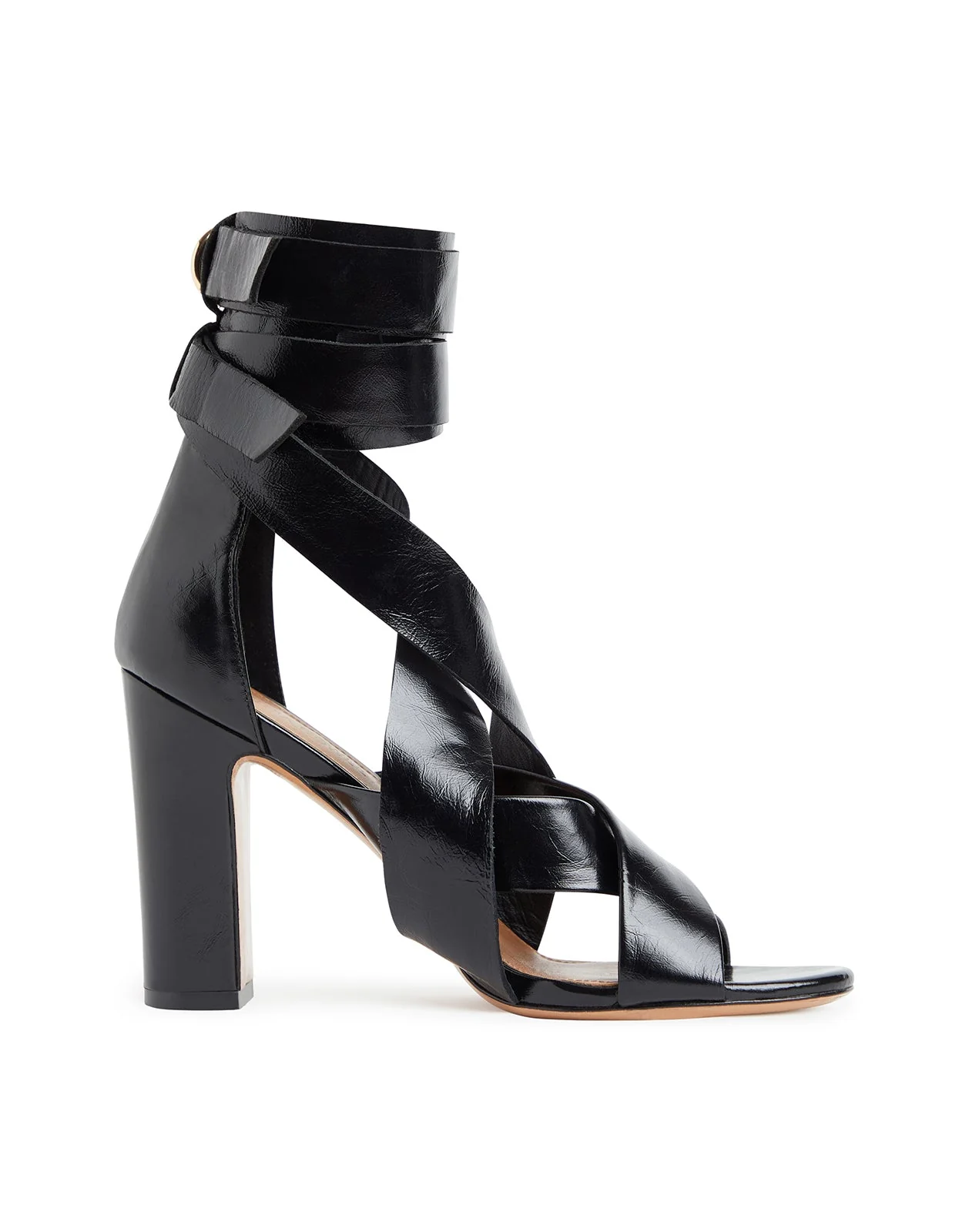 Cynthia Rowley Cece Wrap Heel - Black - Image 2