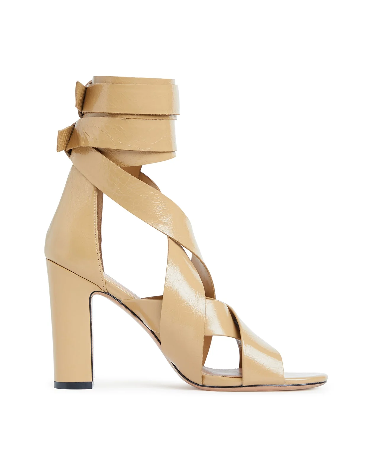 Cynthia Rowley Cece Wrap Heel - Camel - Image 2
