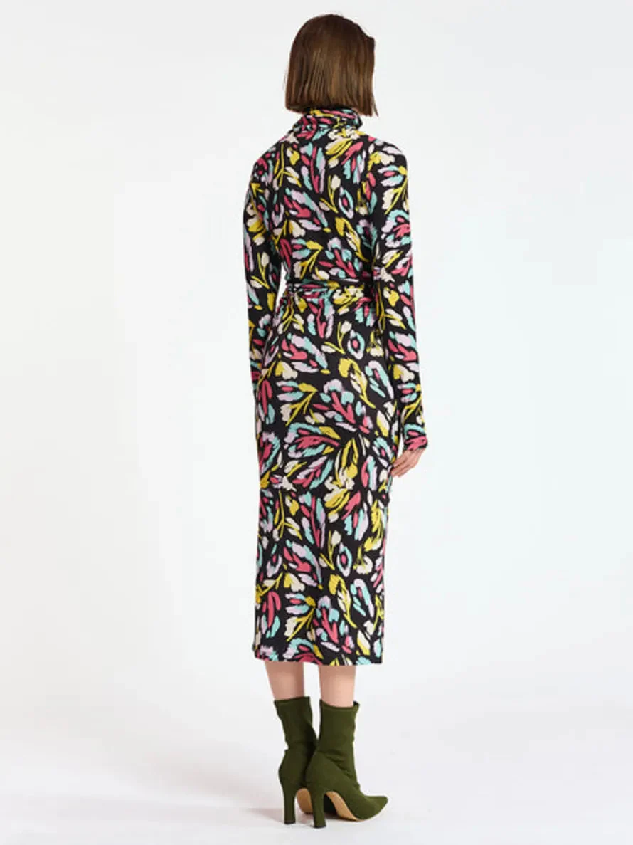 Essentiel Antwerp Calahorra Dress - Black Multi - Image 2