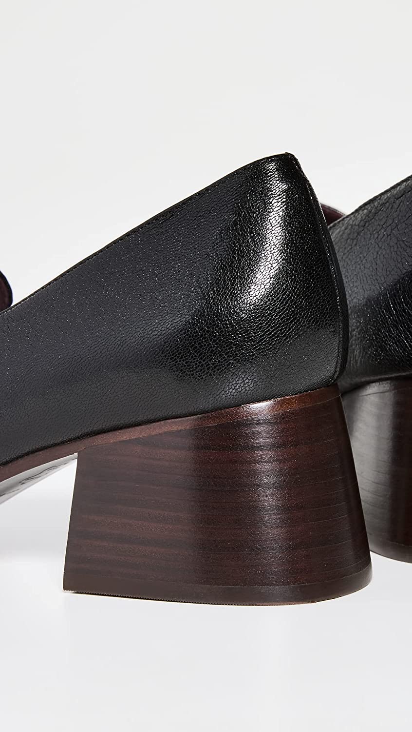 Tory Burch Perrine Block Heel Loafer - Black - Image 2