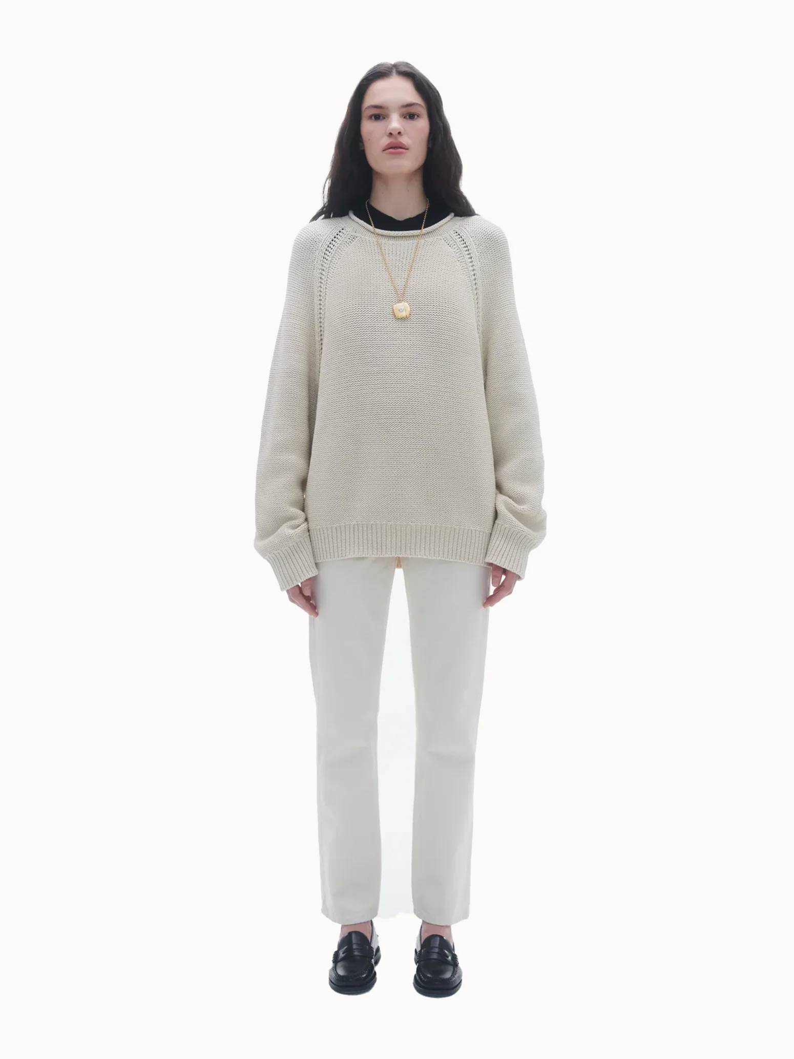 Guest in Residence Island Rollneck - Ecru - Image 4