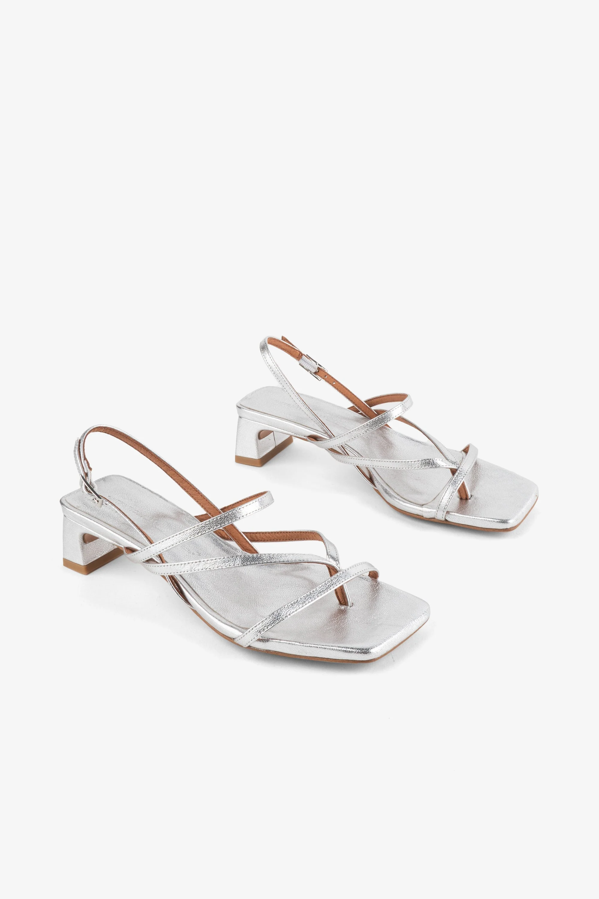 "INTENTIONALLY __________." PUP Slingback Thong Sandal - Mercury/Coins - Image 3