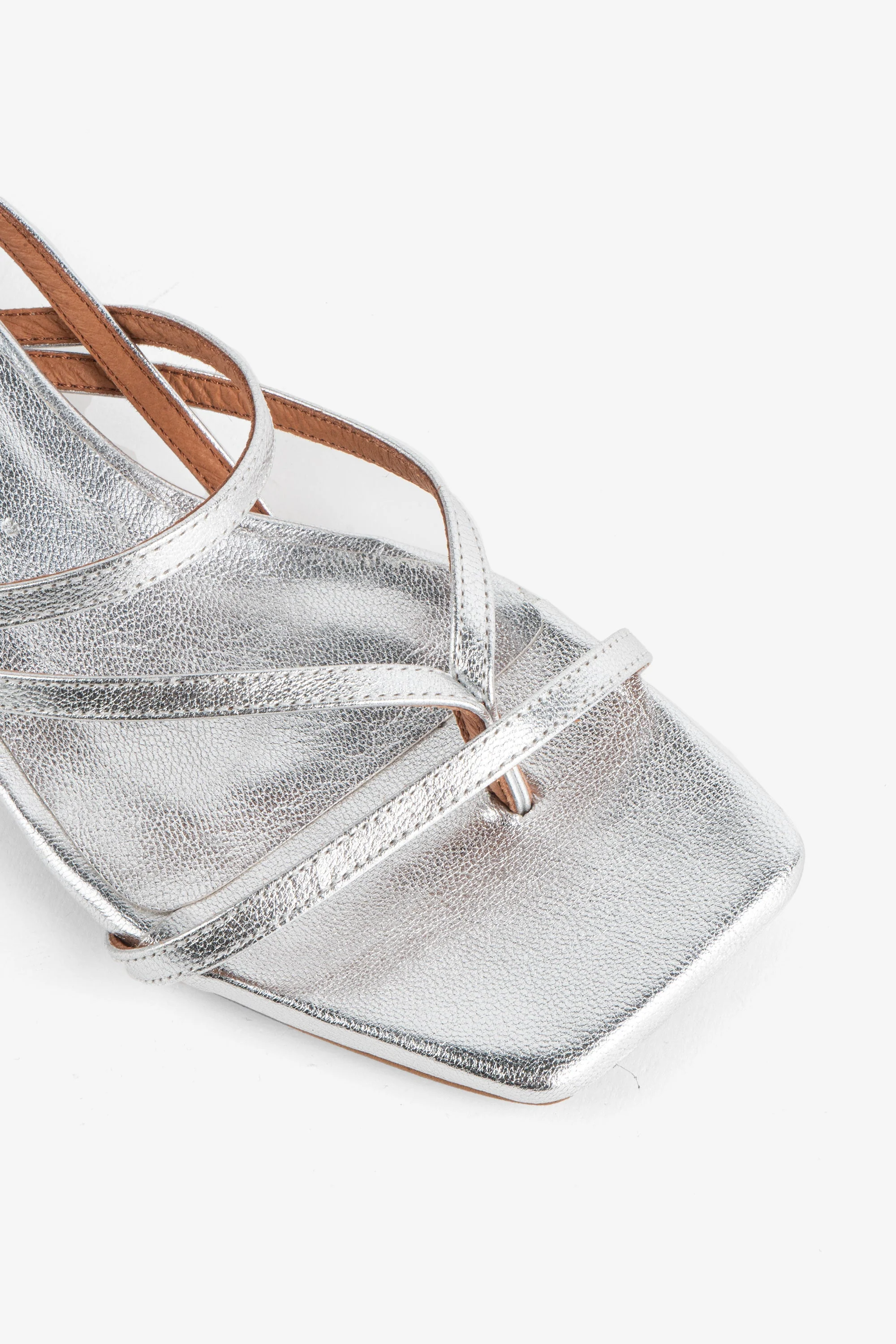"INTENTIONALLY __________." PUP Slingback Thong Sandal - Mercury/Coins - Image 4