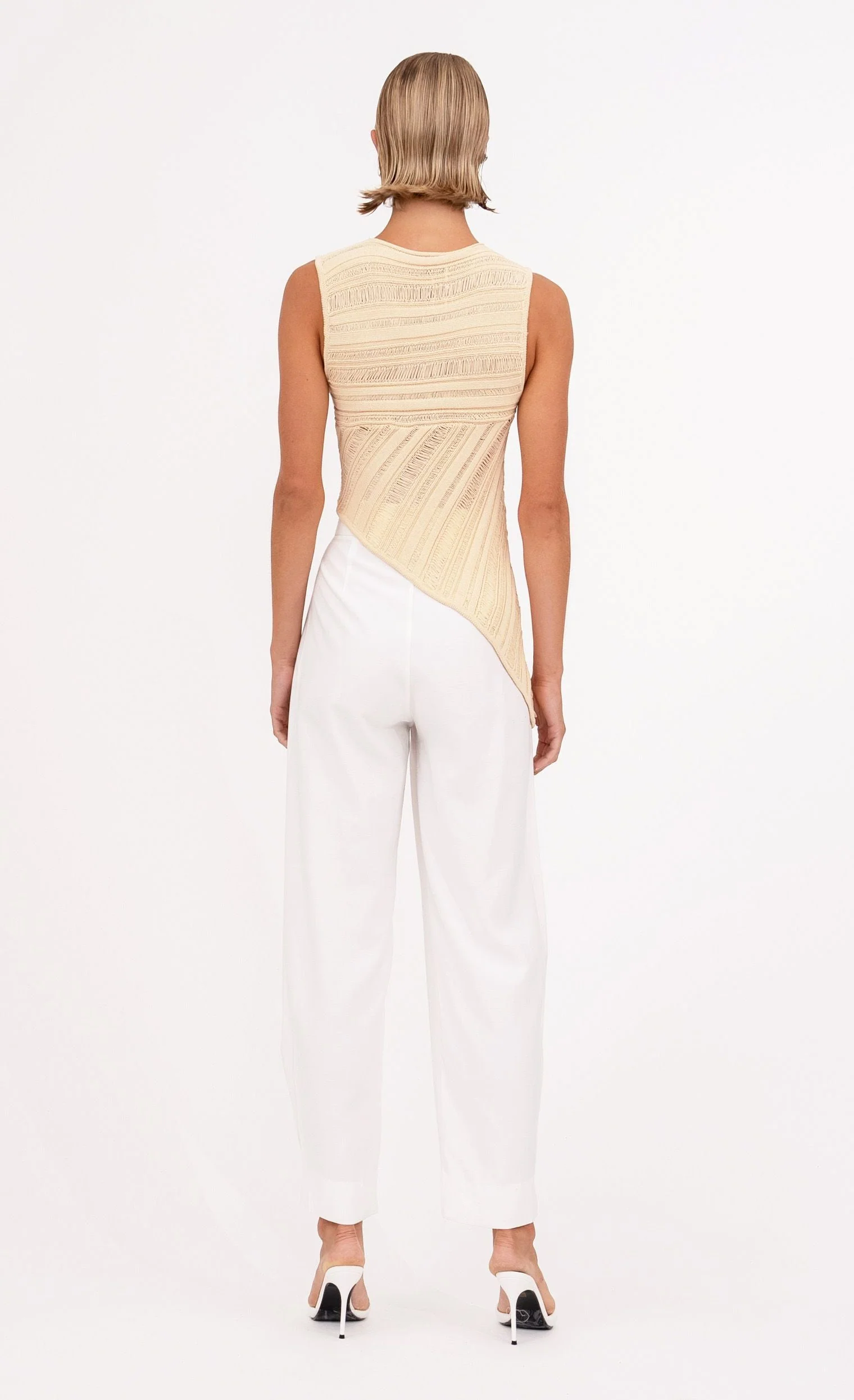 Nonchalant Label Banks Top - Ecru - Image 3