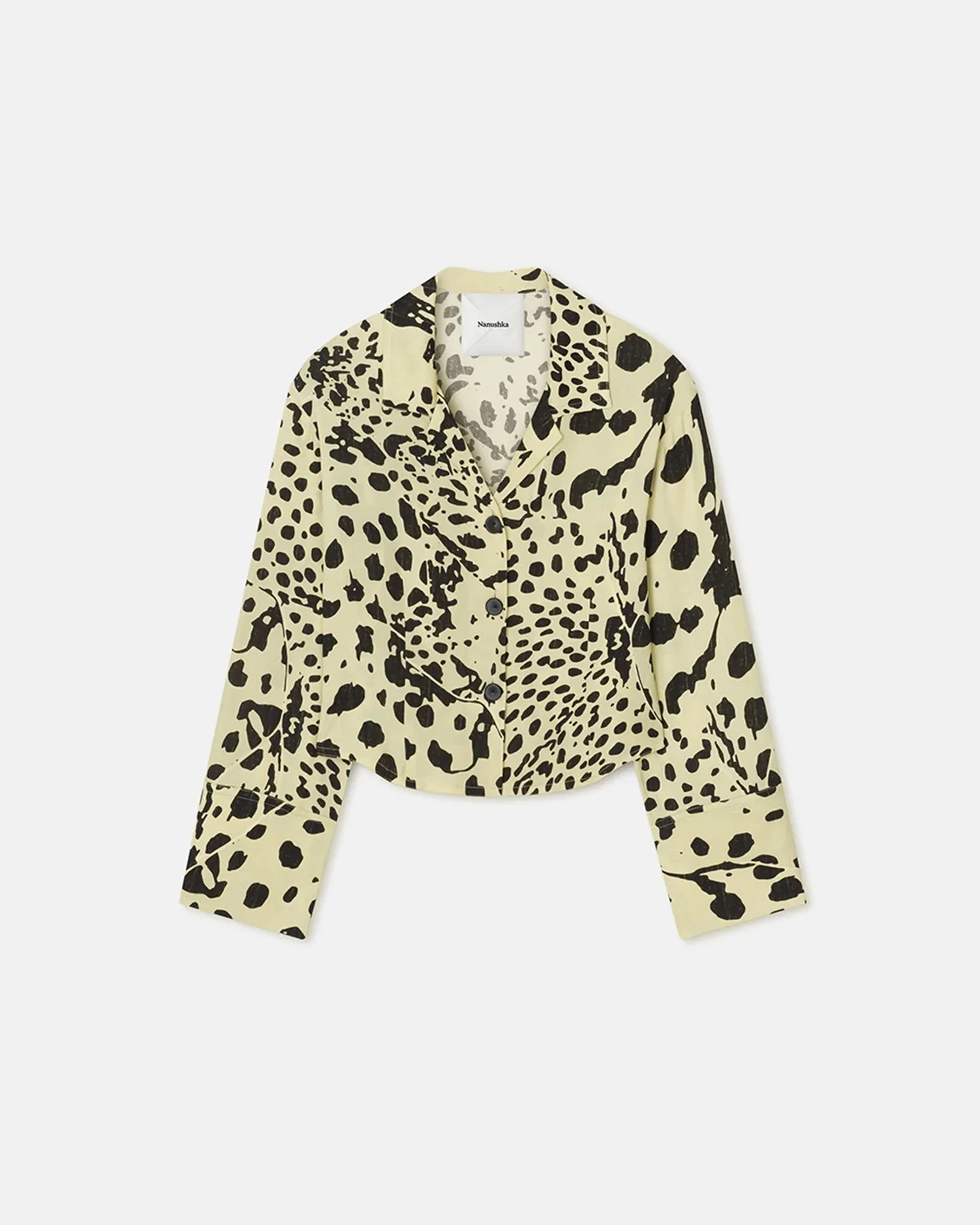 Nanushka Cadie Blouse - Cheetah - Image 2