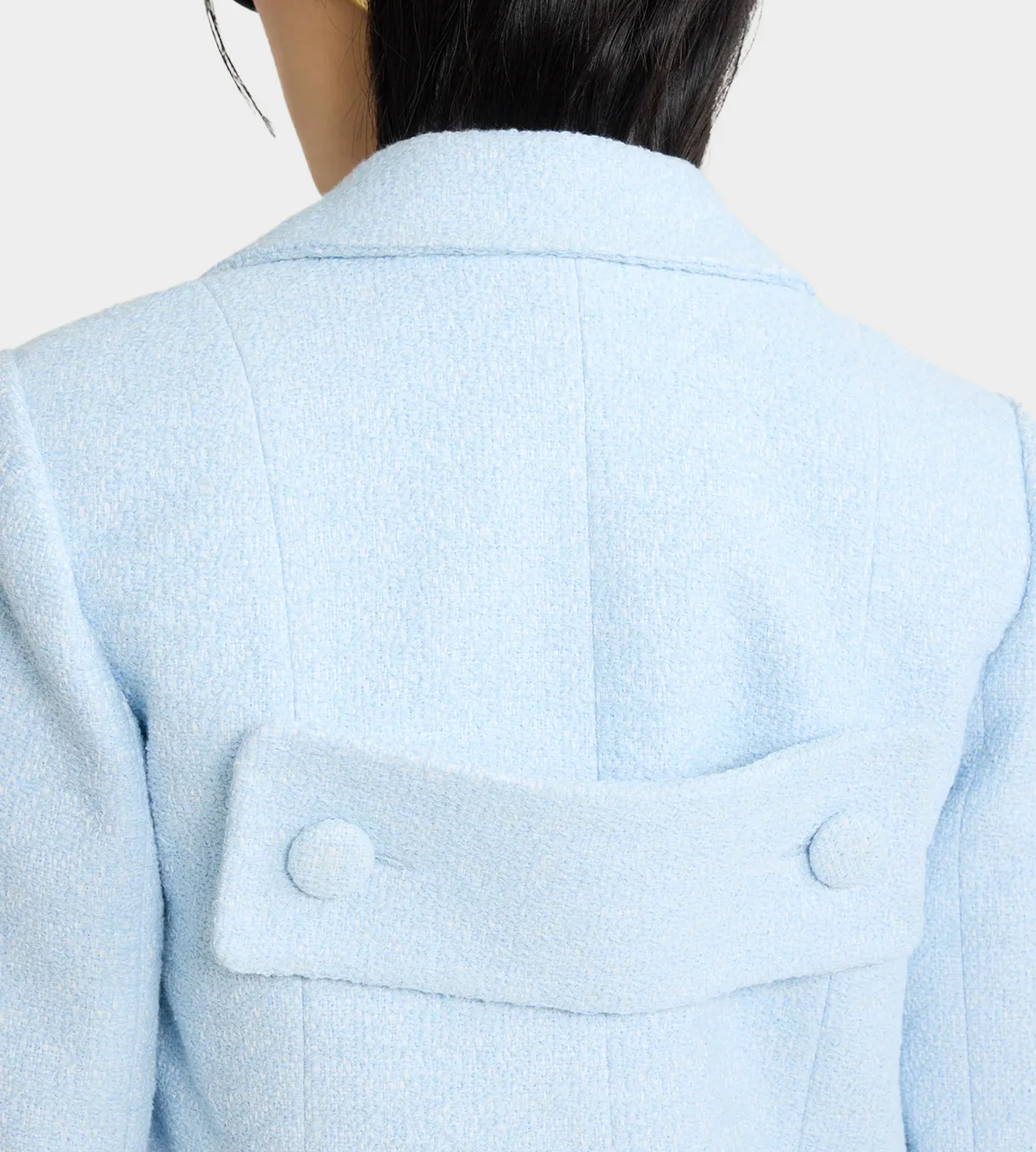 Patou Tailored Short Jacket - Blue - Image 5