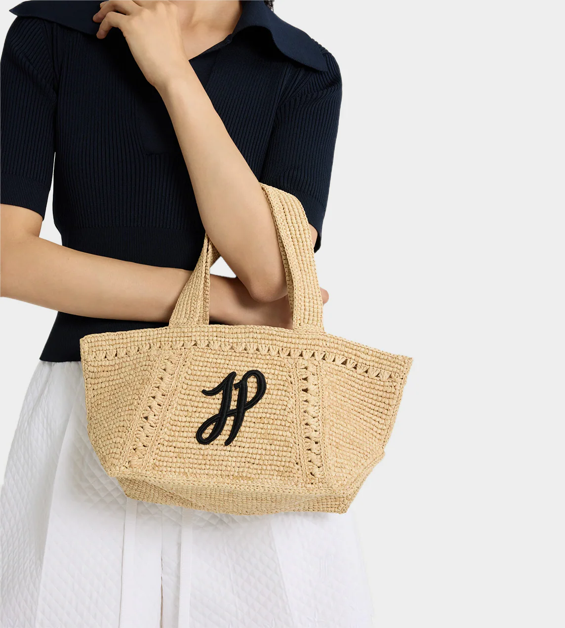 Patou Trapeze Tote Bag - Vanilla - Image 3