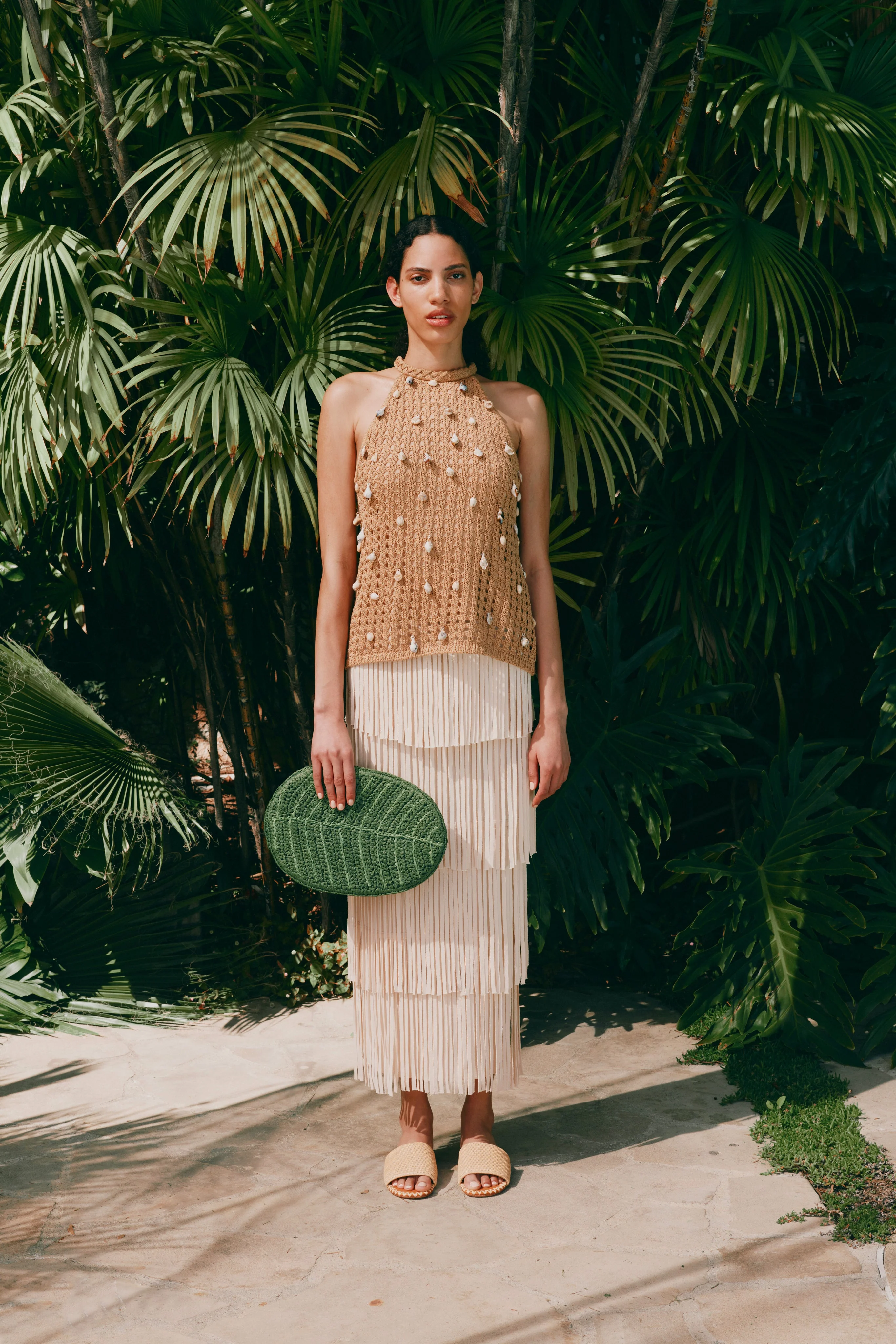 Simon Miller Bahi Crochet Top - Natural