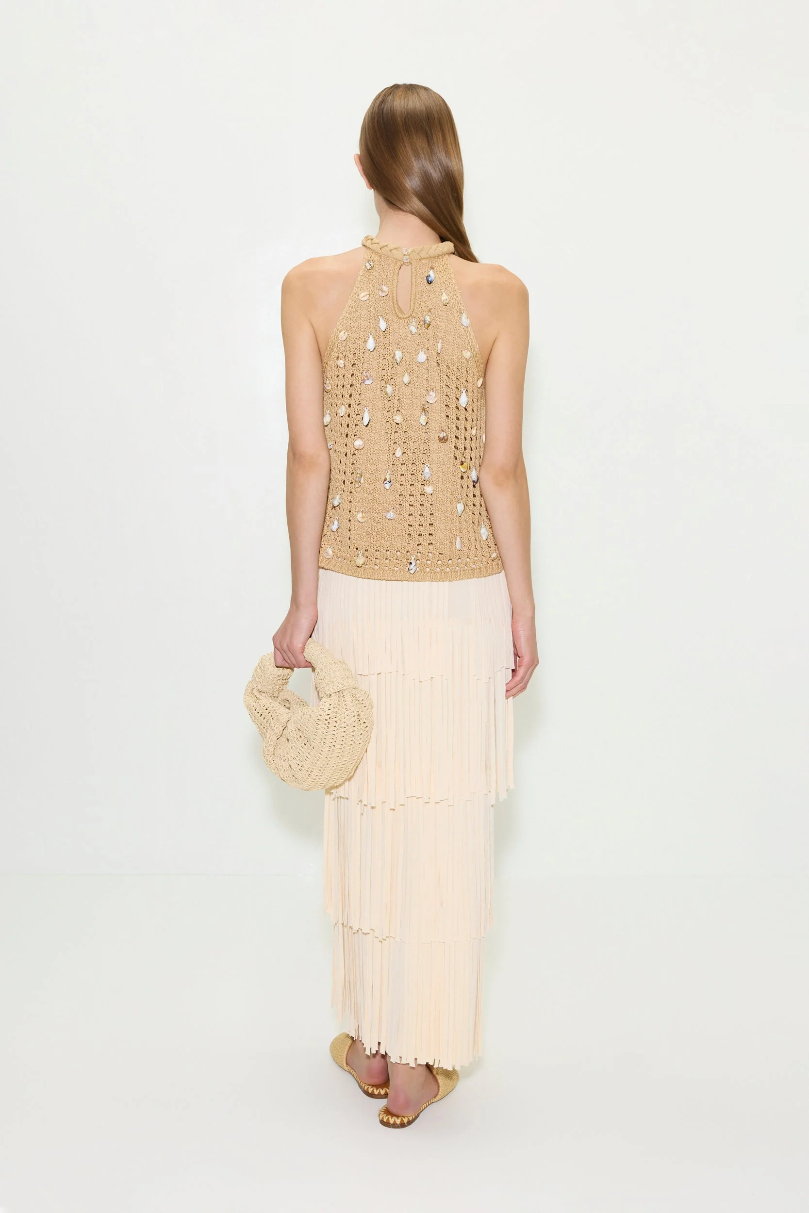 Simon Miller Bahi Crochet Top - Natural - Image 4