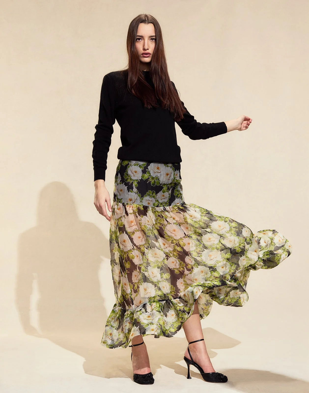 Cynthia Rowley Cornelia Silk Skirt - Image 7