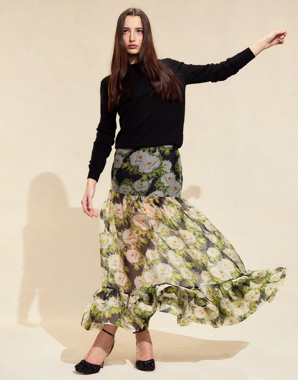 Cynthia Rowley Cornelia Silk Skirt - Image 8
