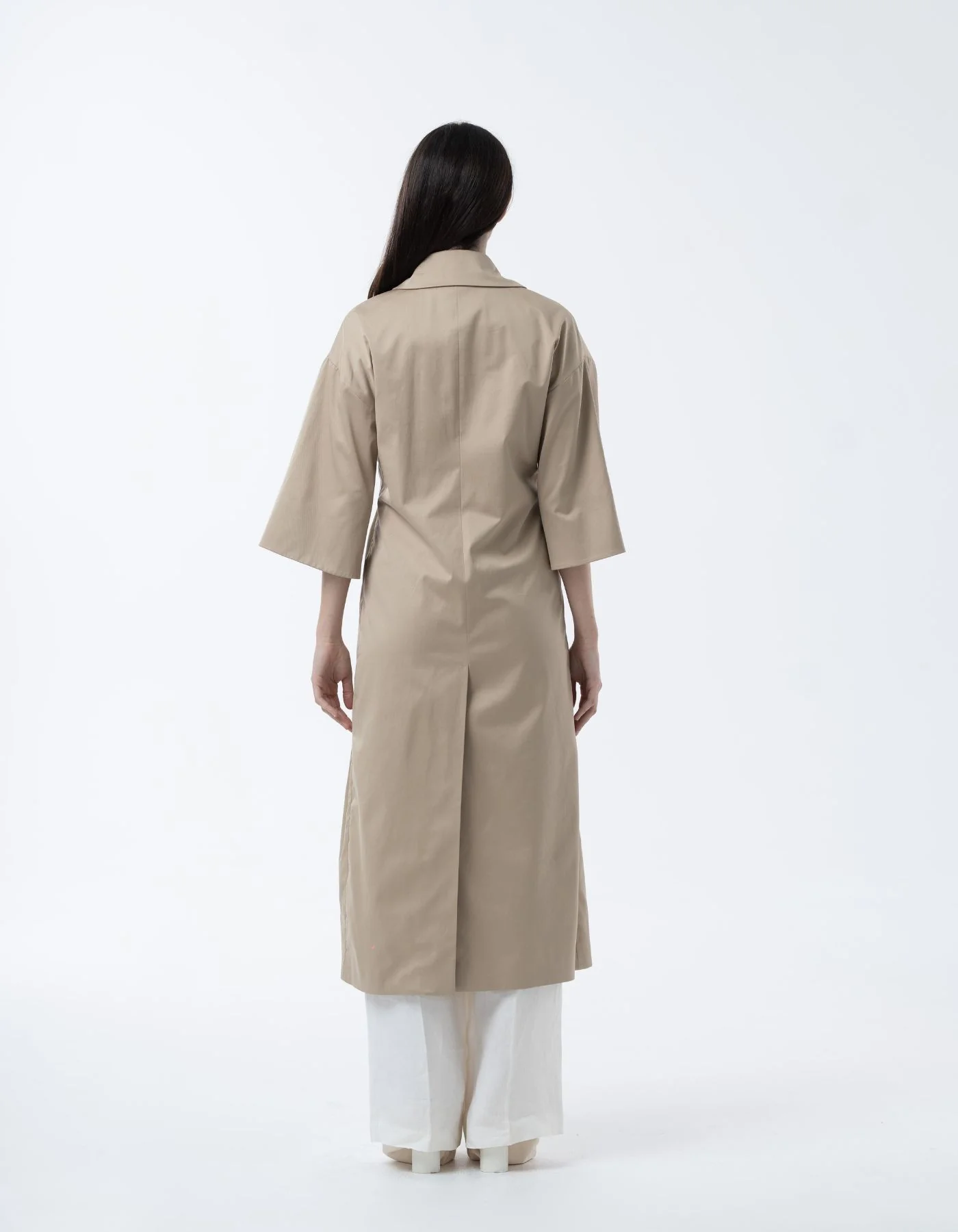 MAET Opena Trench Coat - Brown - Image 4