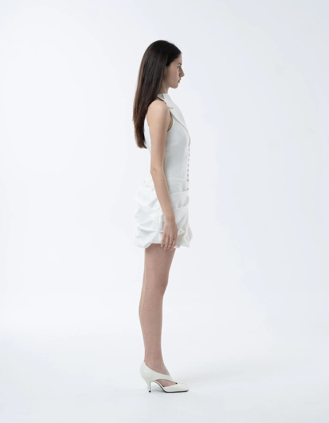 MAET Dennisya Mini Dress - White - Image 4