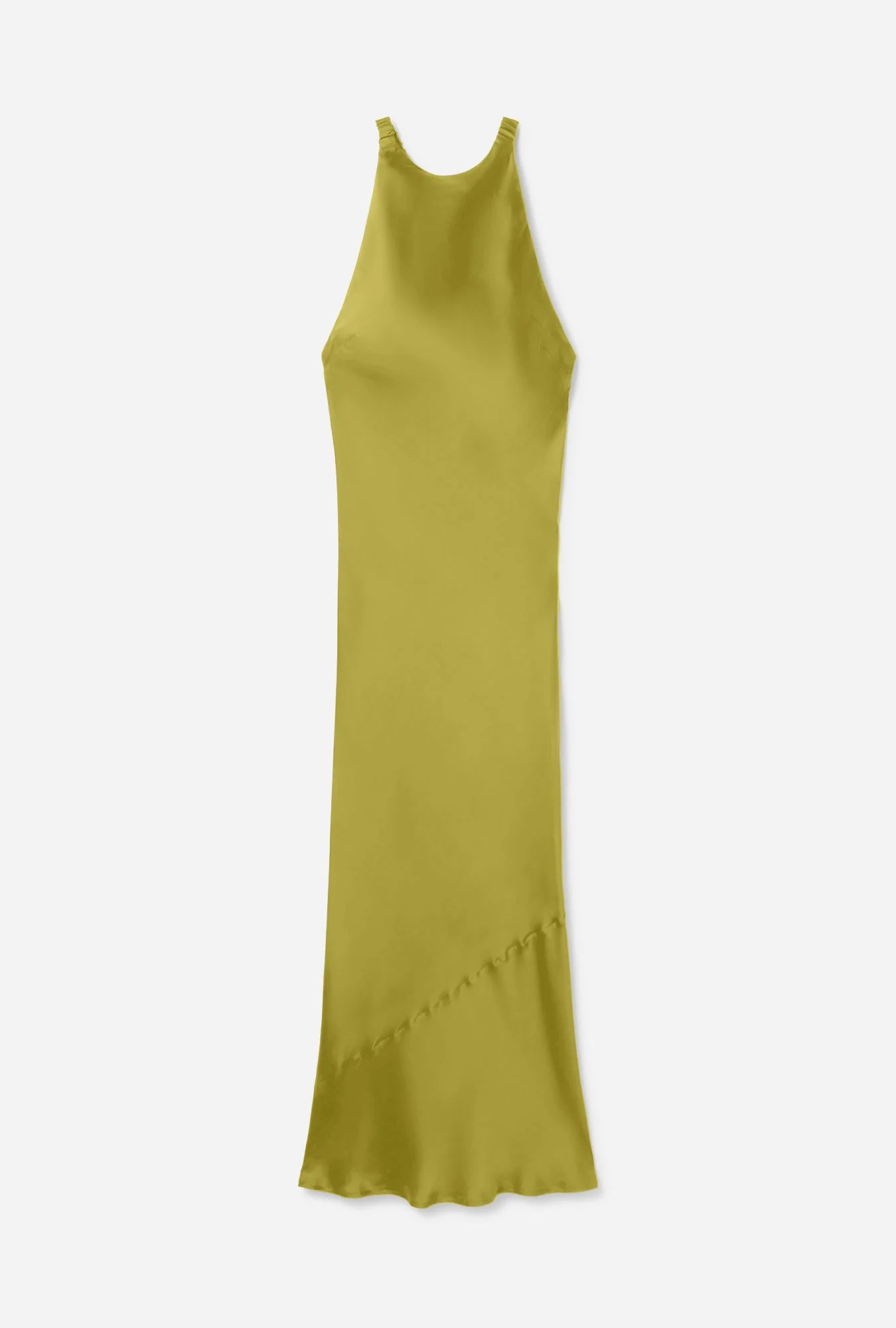 Silk Laundry High Low Dress - Cactus - Image 2
