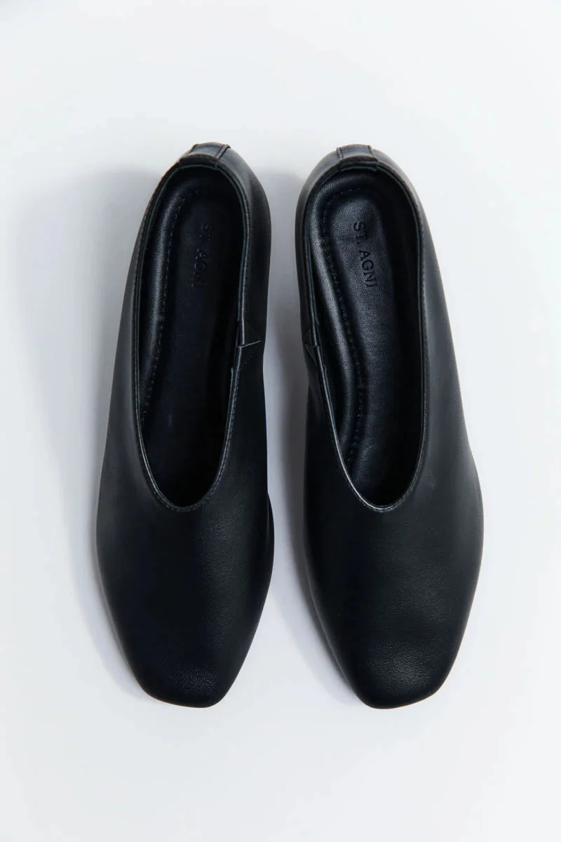 St. Agni Soft Glove Heel - Black - Image 4
