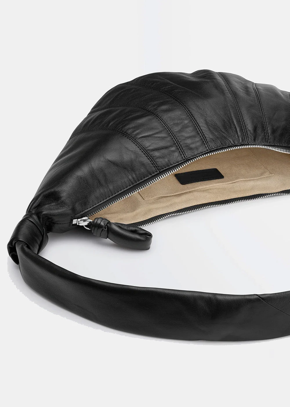 Lemaire Medium Croissant Bag - Black - Image 5