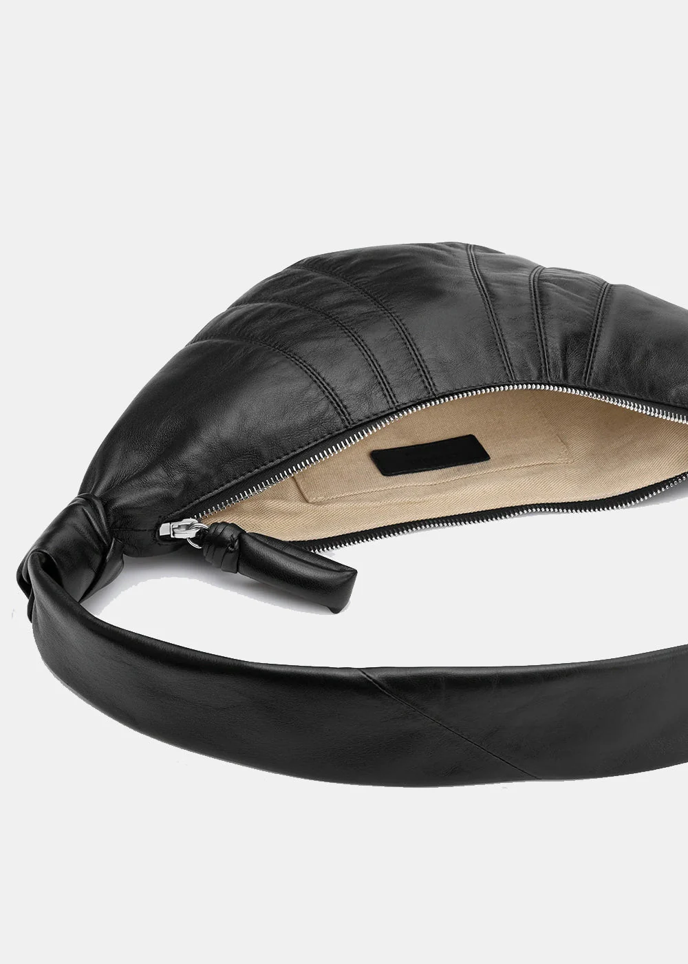 Lemaire Small Croissant Bag - Black - Image 5
