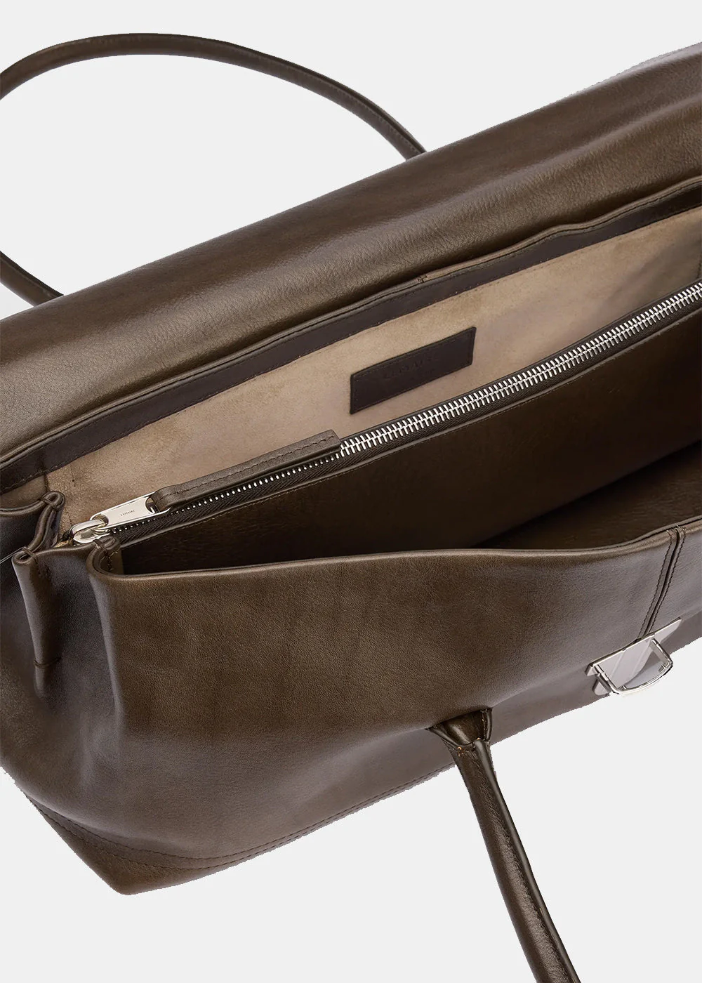 Lemaire Shoulder Gear Bag - Khaki Brown - Image 5