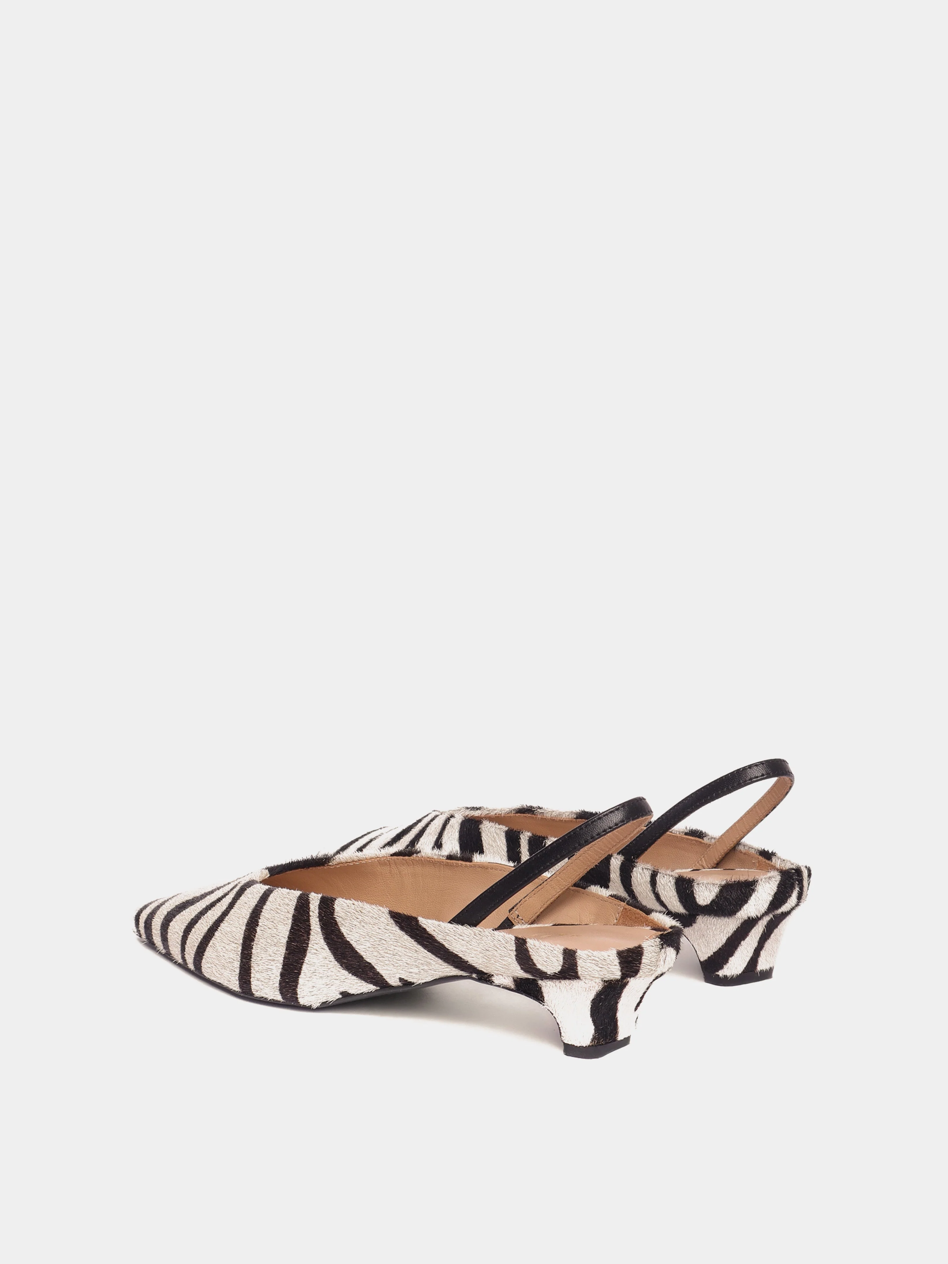 Maguire Floresta Zebra Pump Slingback Mule - Image 6