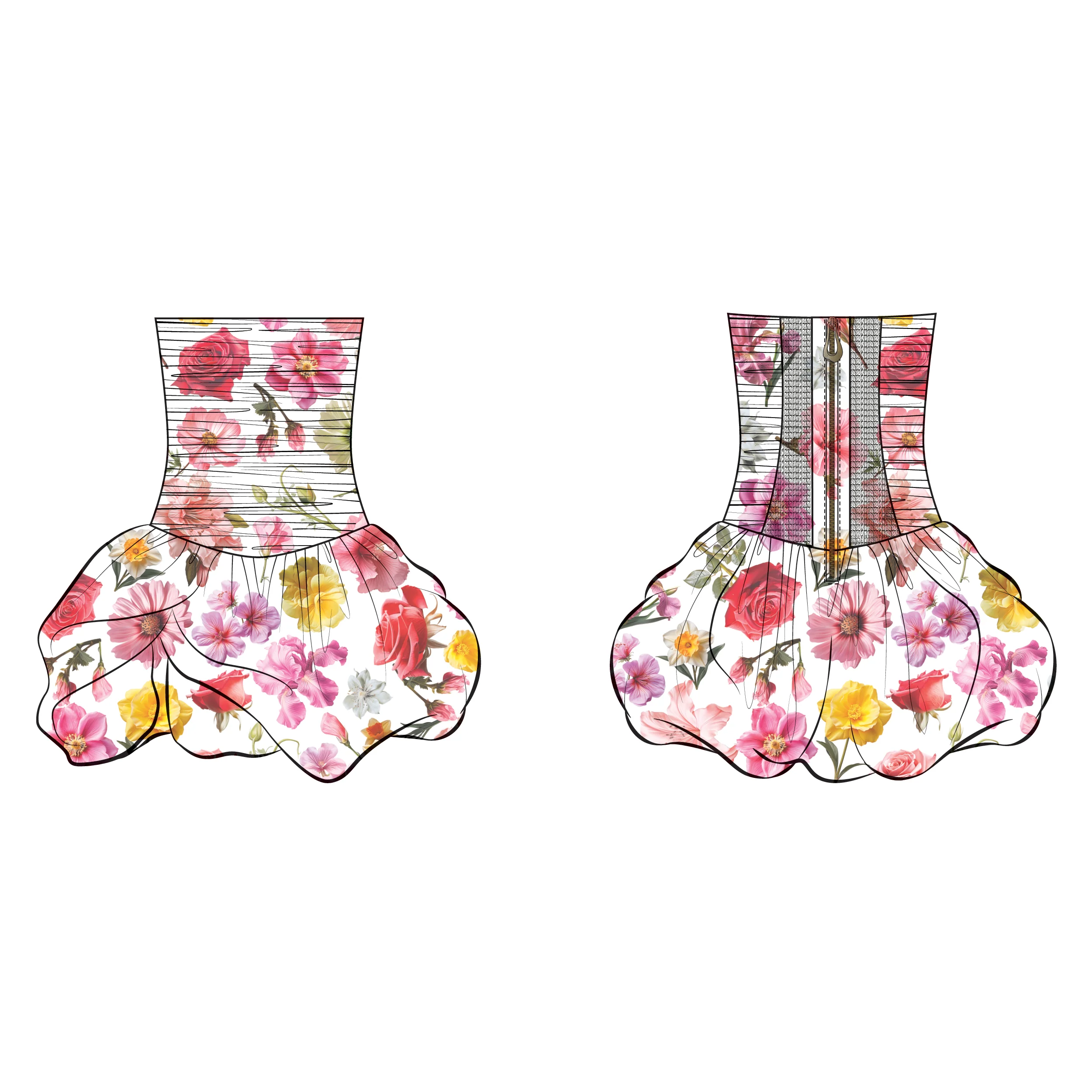 Aje Violette Bubble Hem Mini Dress - Image 20
