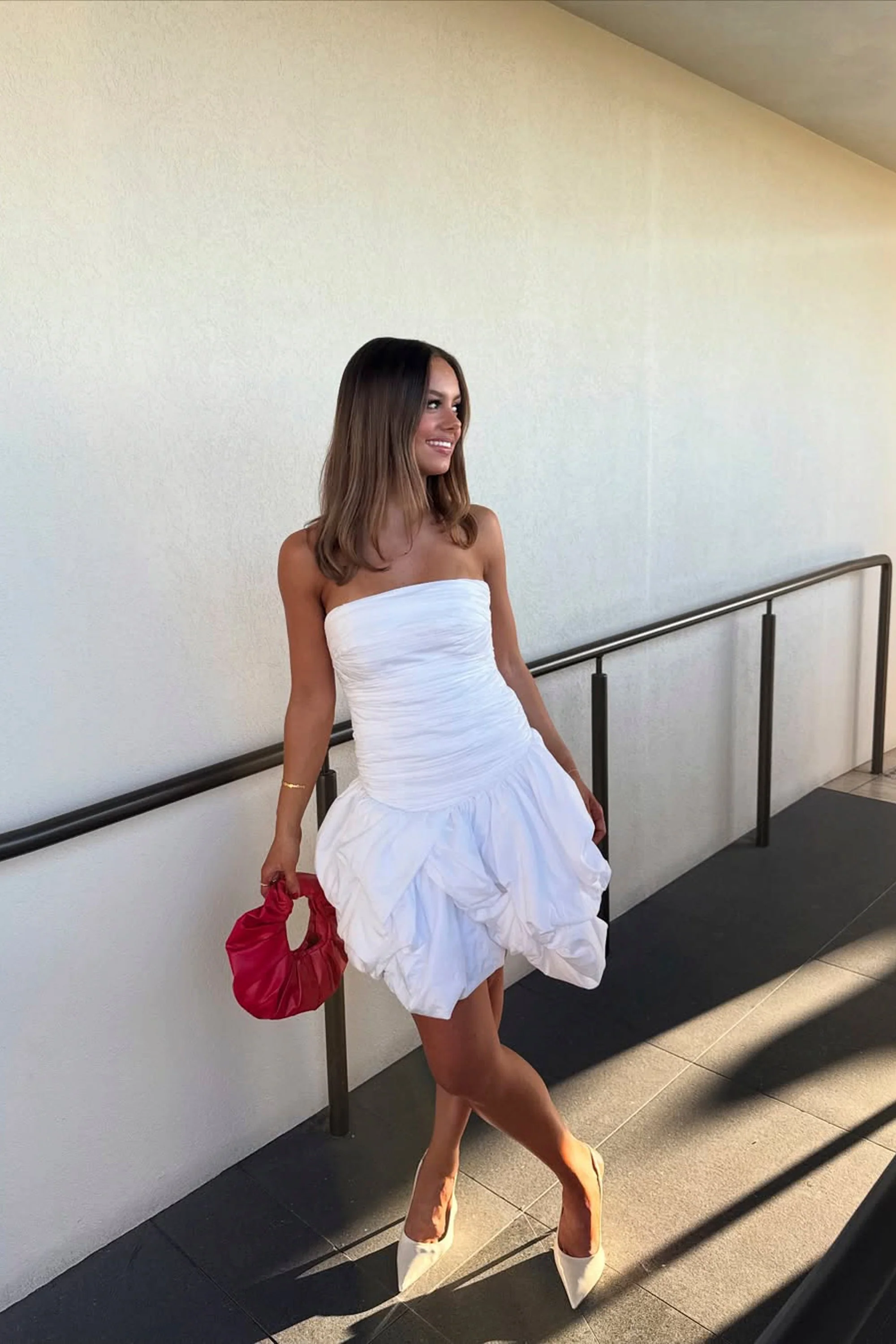 Aje Violette Bubble Hem Mini Dress - Image 9