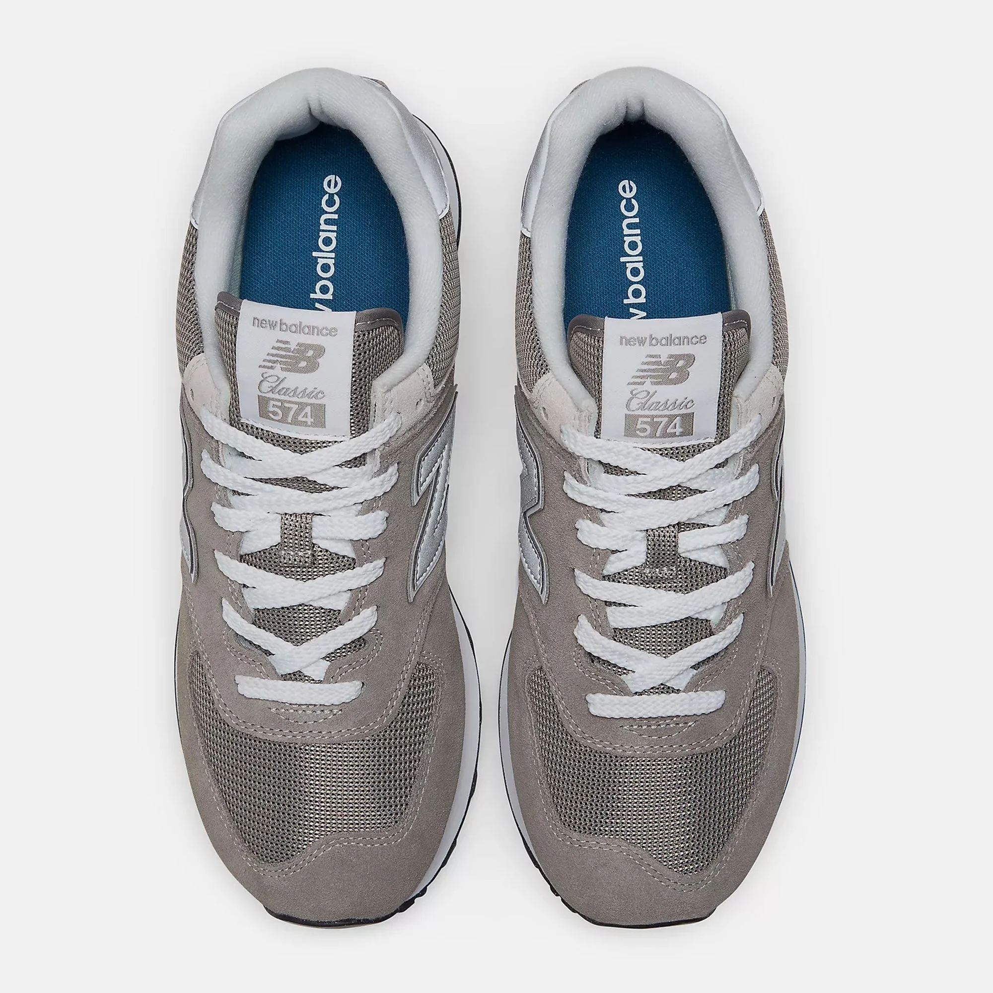 New Balance 574 Core Sneaker - Grey/White - Image 5