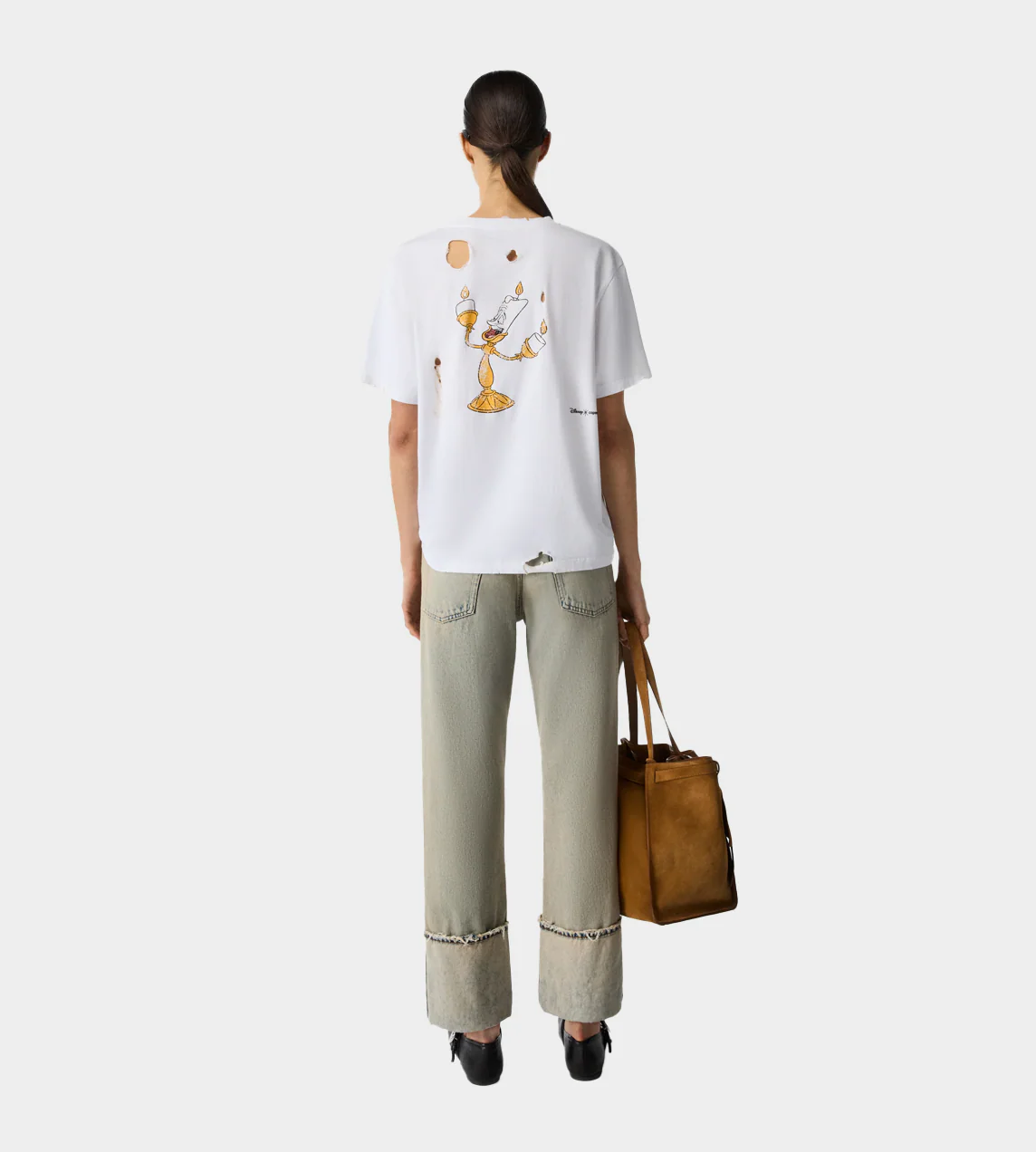 Coperni Burned By You Before Tee - White - Image 5