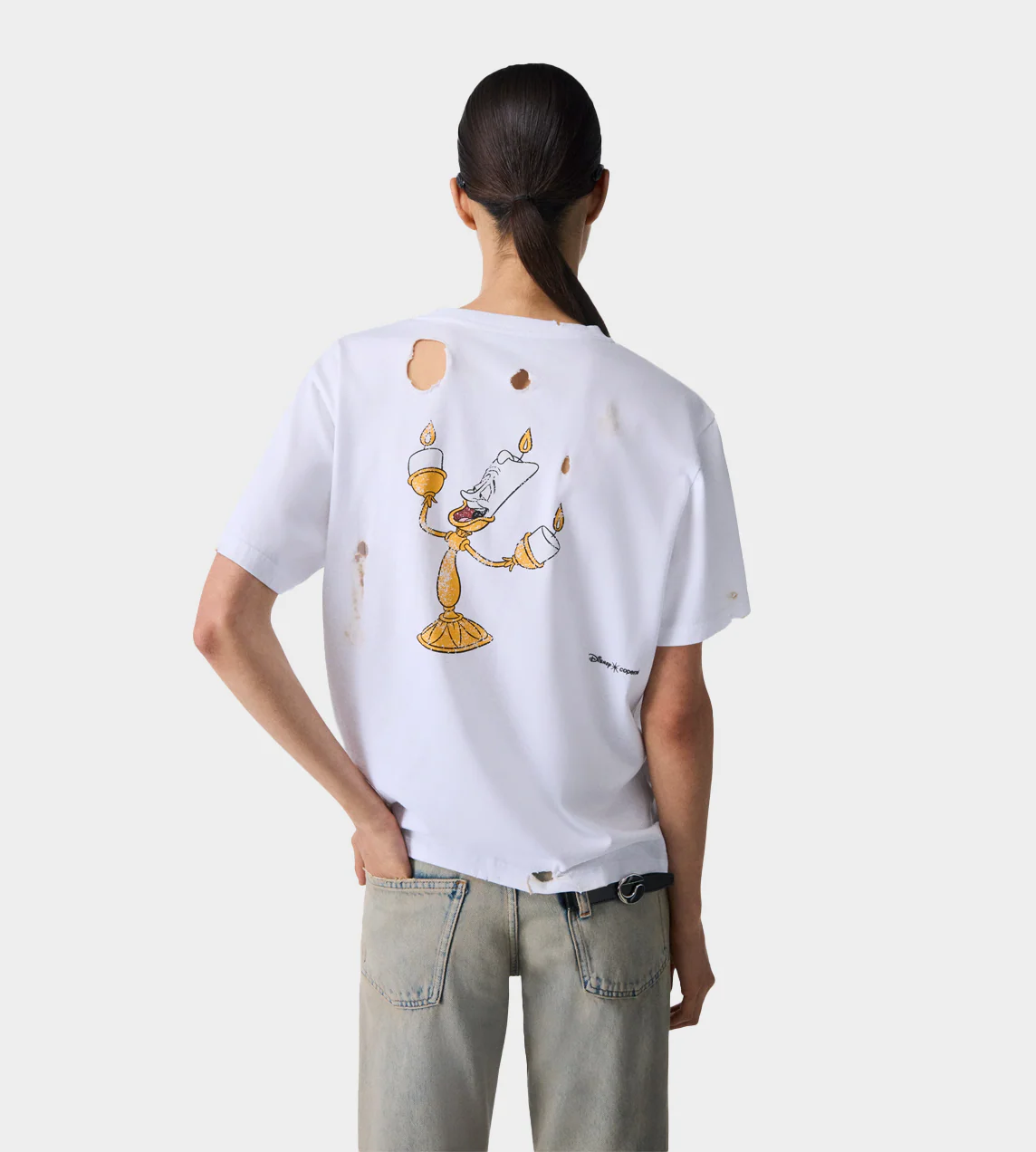 Coperni Burned By You Before Tee - White - Image 6