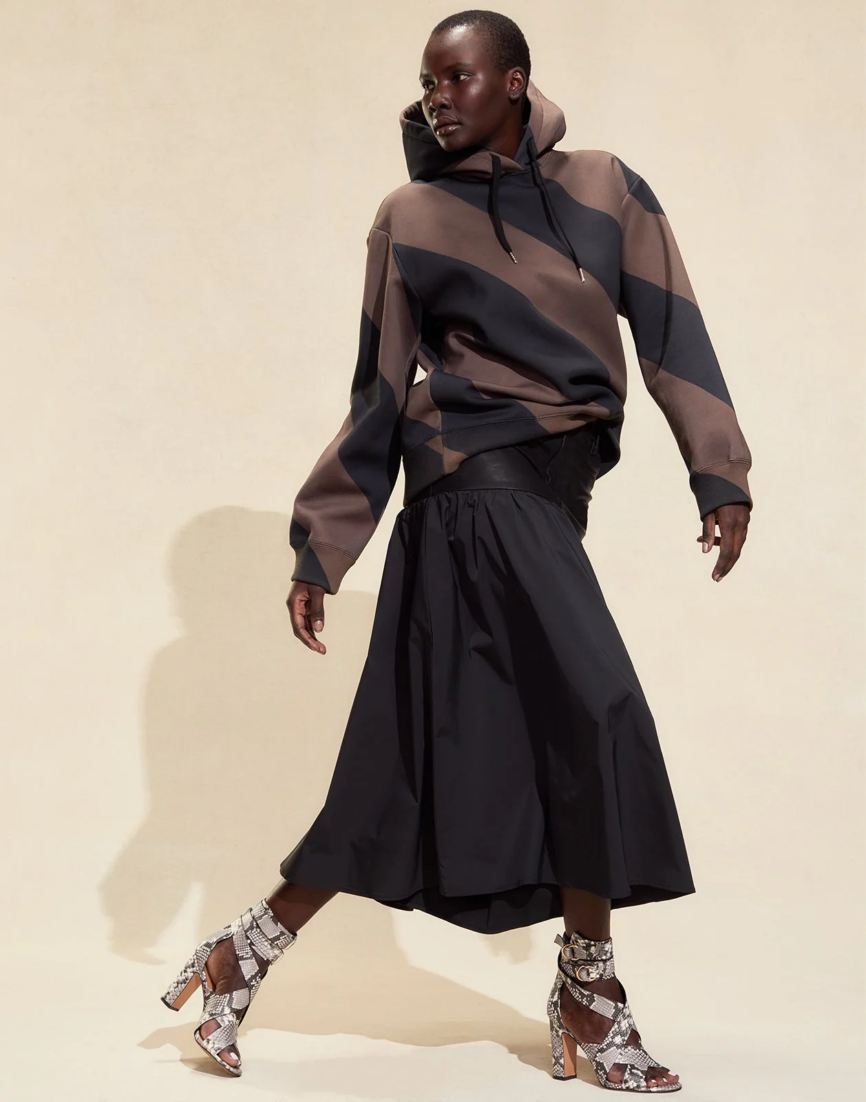 Cynthia Rowley Drew Striped Hoodie - Image 2