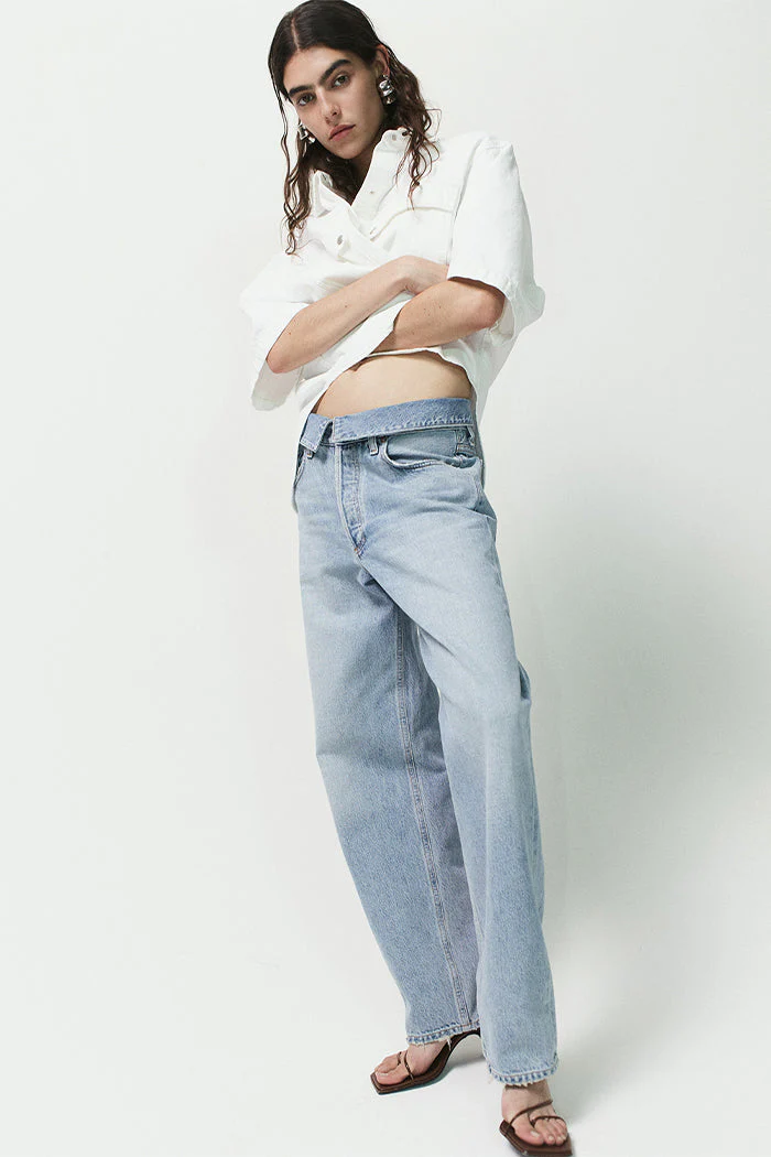 AGOLDE Echo Taper Jean - Syllable Pale Vintage Indigo
