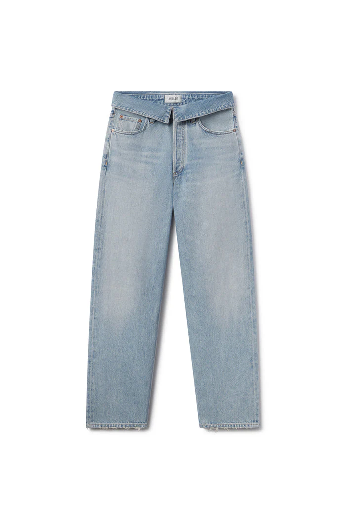 AGOLDE Echo Taper Jean - Syllable Pale Vintage Indigo - Image 2