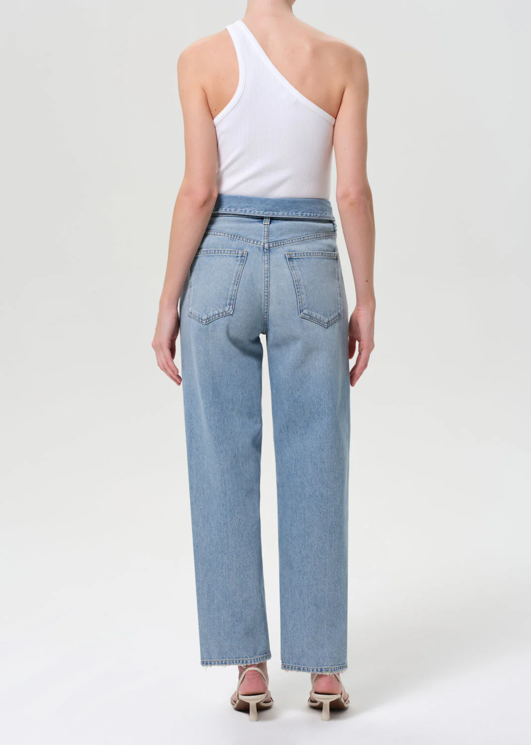 AGOLDE Echo Taper Jean - Syllable Pale Vintage Indigo - Image 7