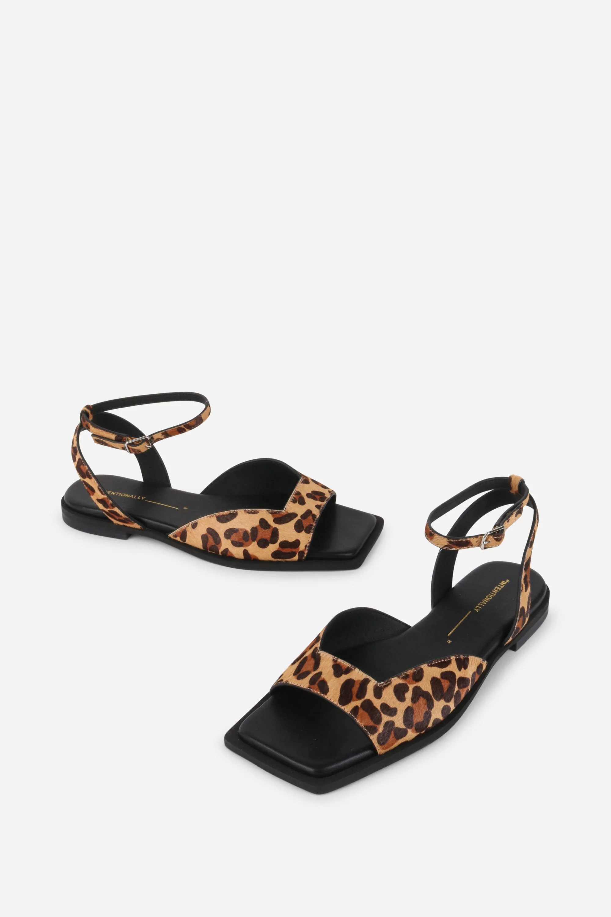 "INTENTIONALLY __________." Dive Cowhide Square Toe Sandal - Image 8
