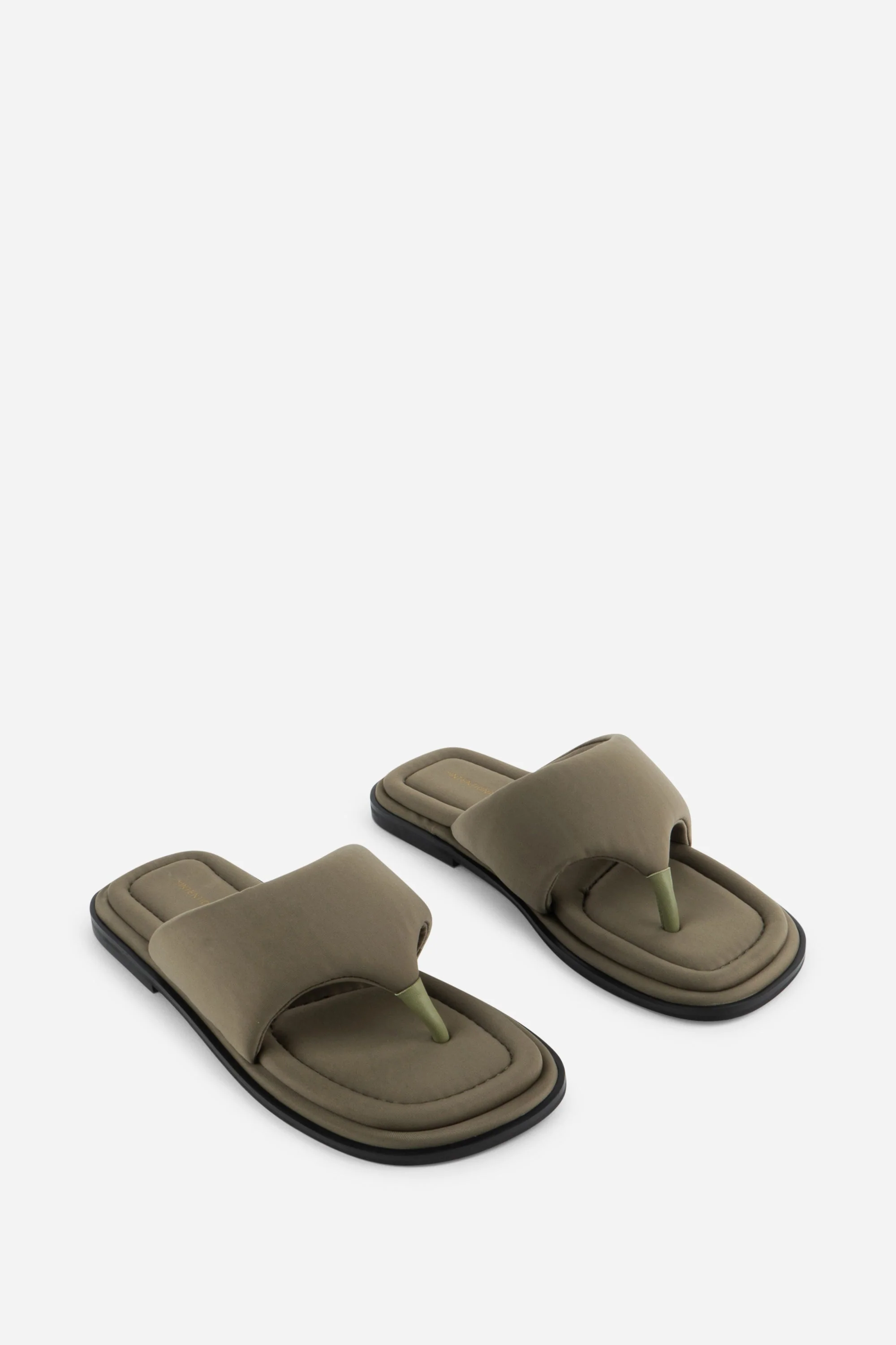 INTENTIONALLY __________. Seoul Vegan Neoprene Thong Sandal - Image 12