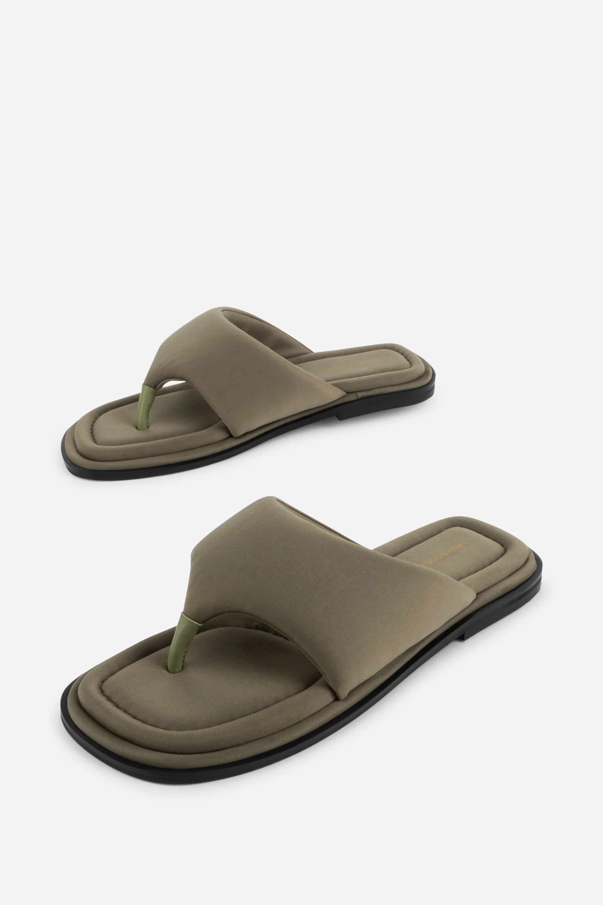 INTENTIONALLY __________. Seoul Vegan Neoprene Thong Sandal - Image 13