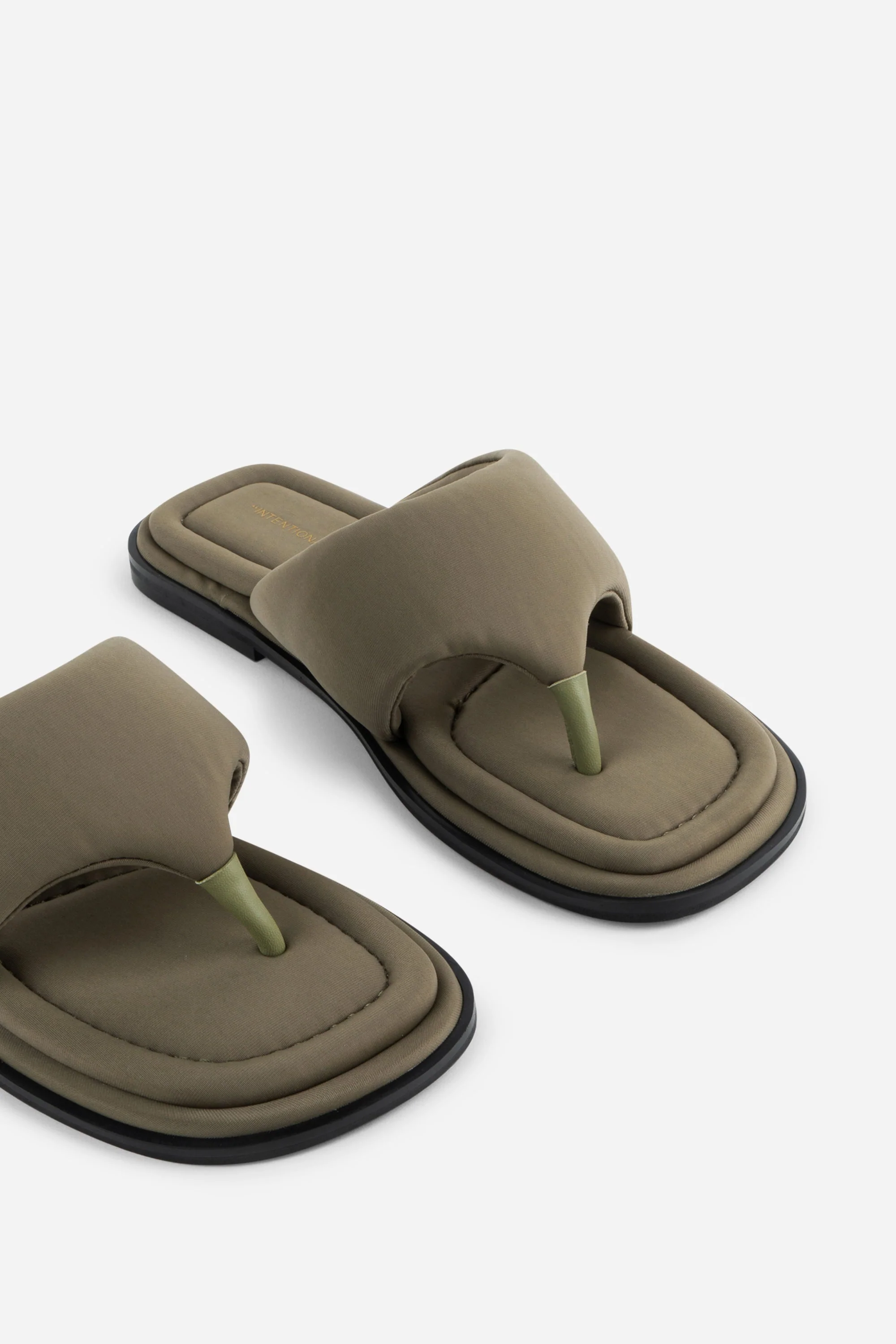 INTENTIONALLY __________. Seoul Vegan Neoprene Thong Sandal - Image 16