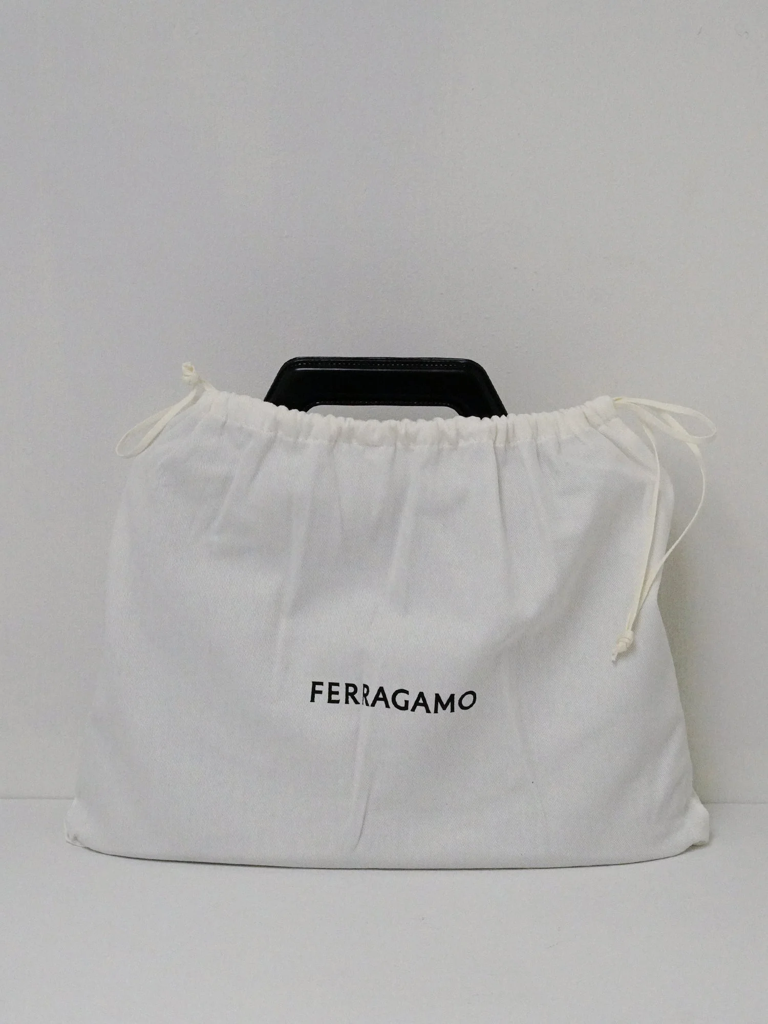Ferragamo Wanda Handbag - Black - Image 7