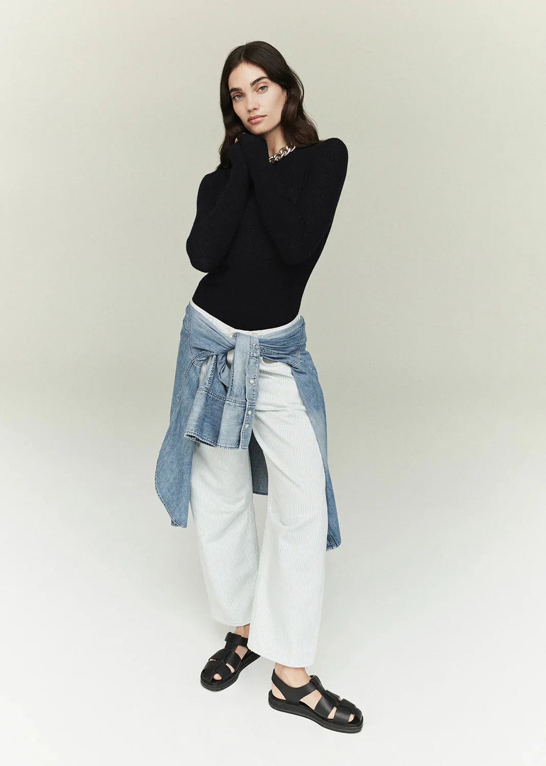 Citizens of Humanity Miro Rework Relaxed Jean - Marine Stripe - Image 2