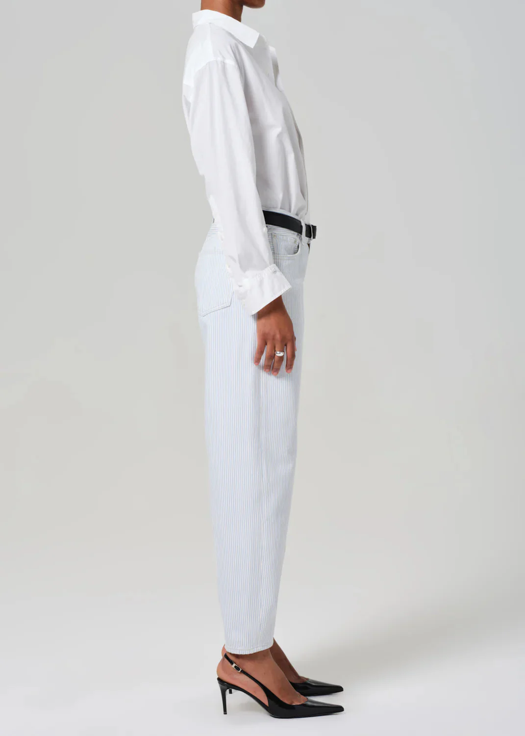 Citizens of Humanity Miro Rework Relaxed Jean - Marine Stripe - Image 4