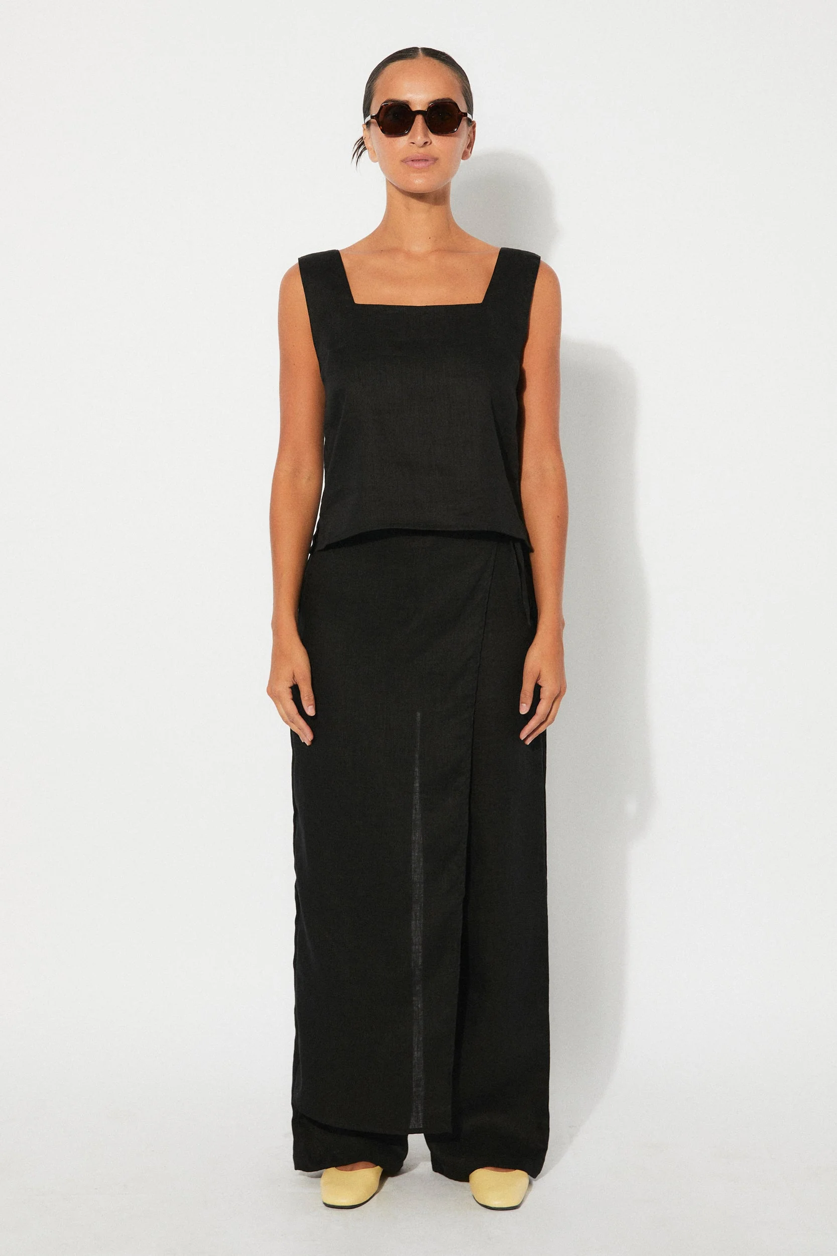 Rita Row Aurora Tank Top - Black - Image 2