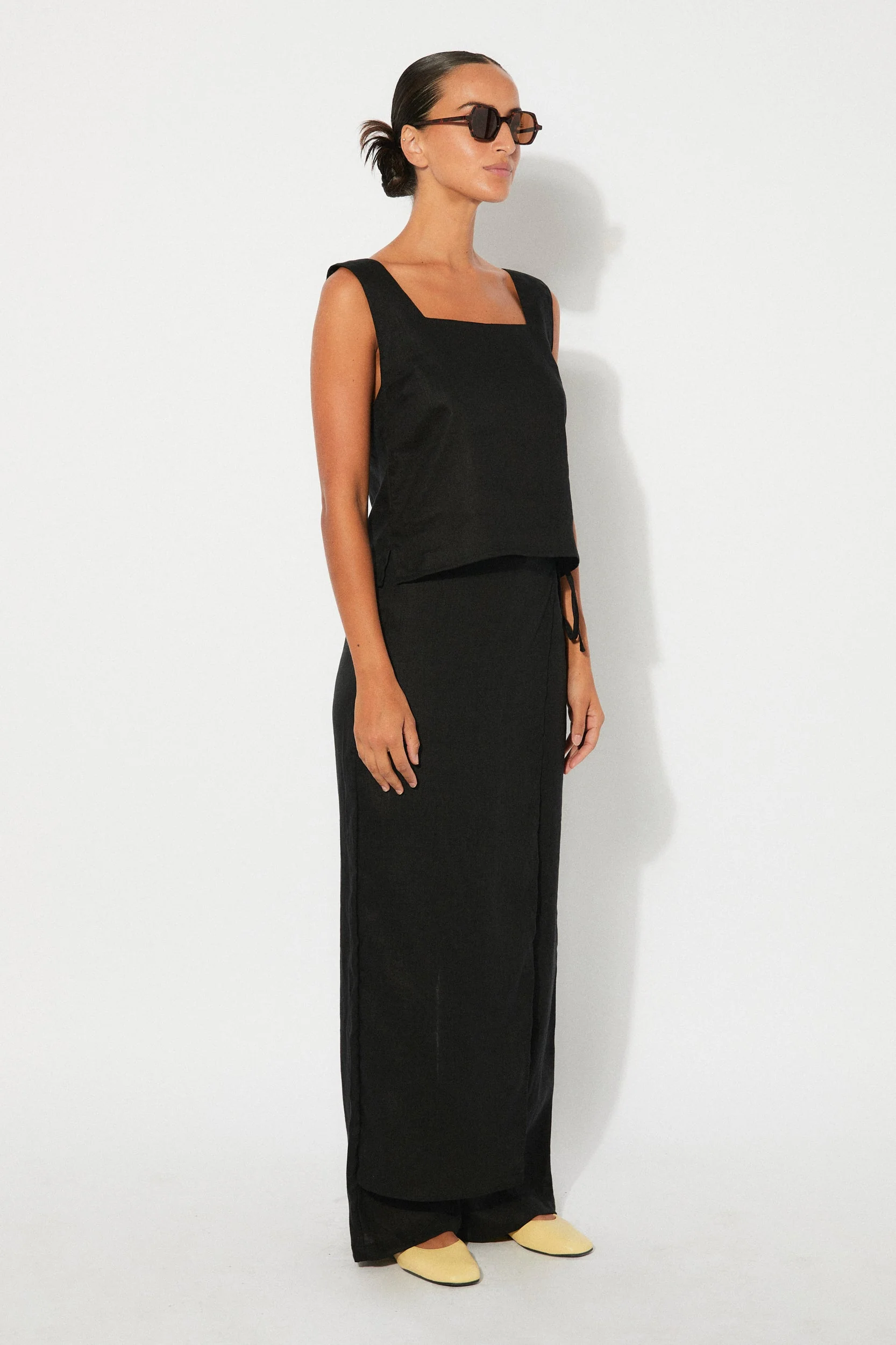Rita Row Aurora Tank Top - Black - Image 3