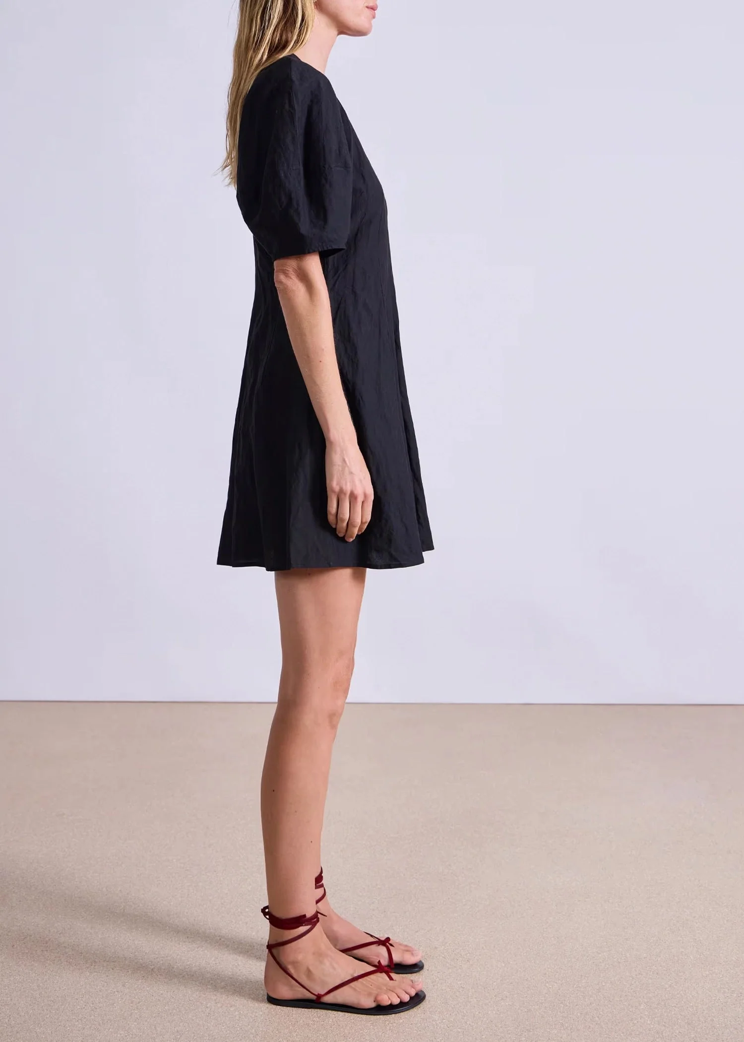 Apiece Apart Bettina Mini Dress - Black - Image 4