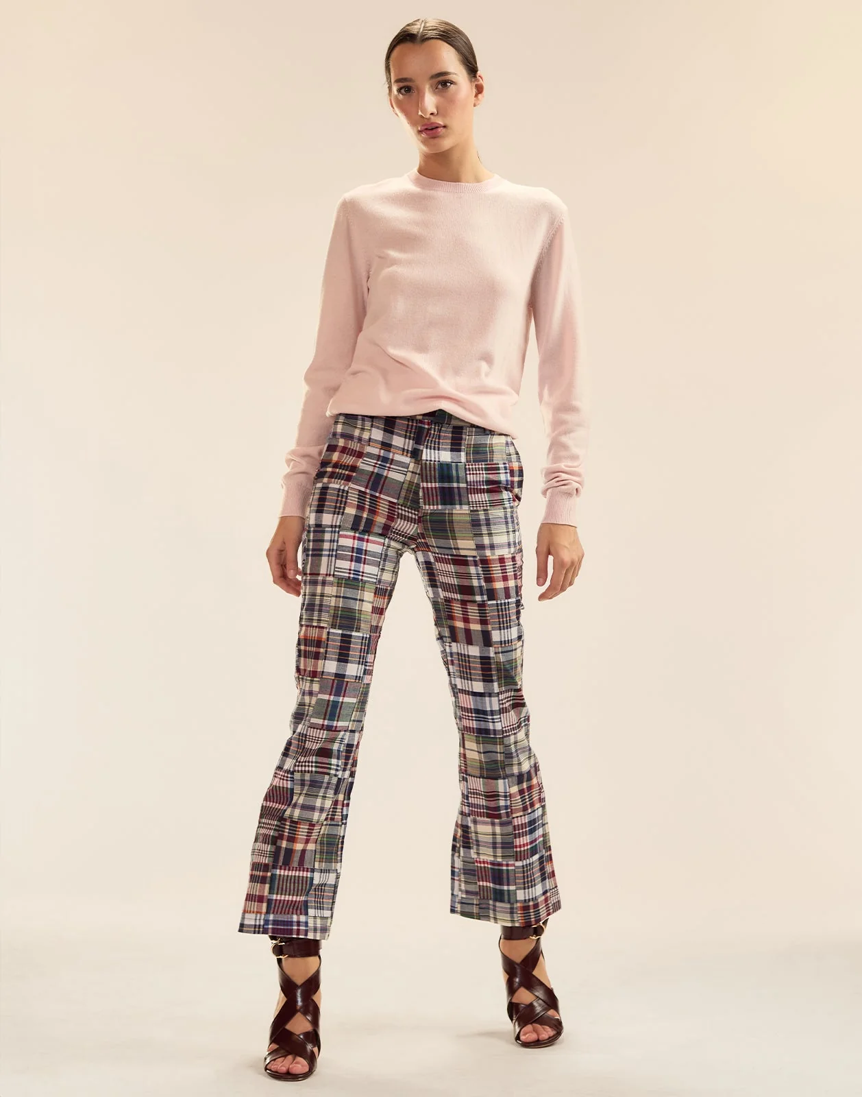 Cynthia Rowley Elea Wool Cashmere Sweater - Light Pink - Image 4