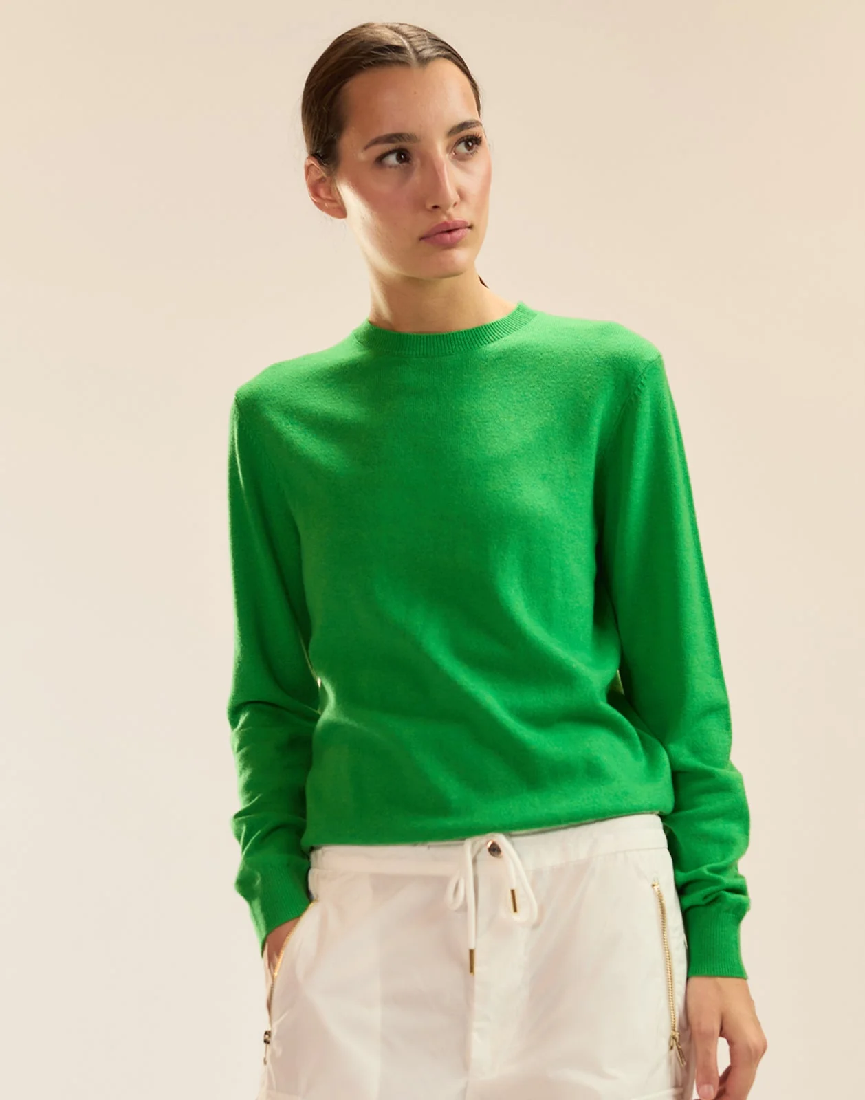 Cynthia Rowley Elea Sweater - Grass Green - Image 2
